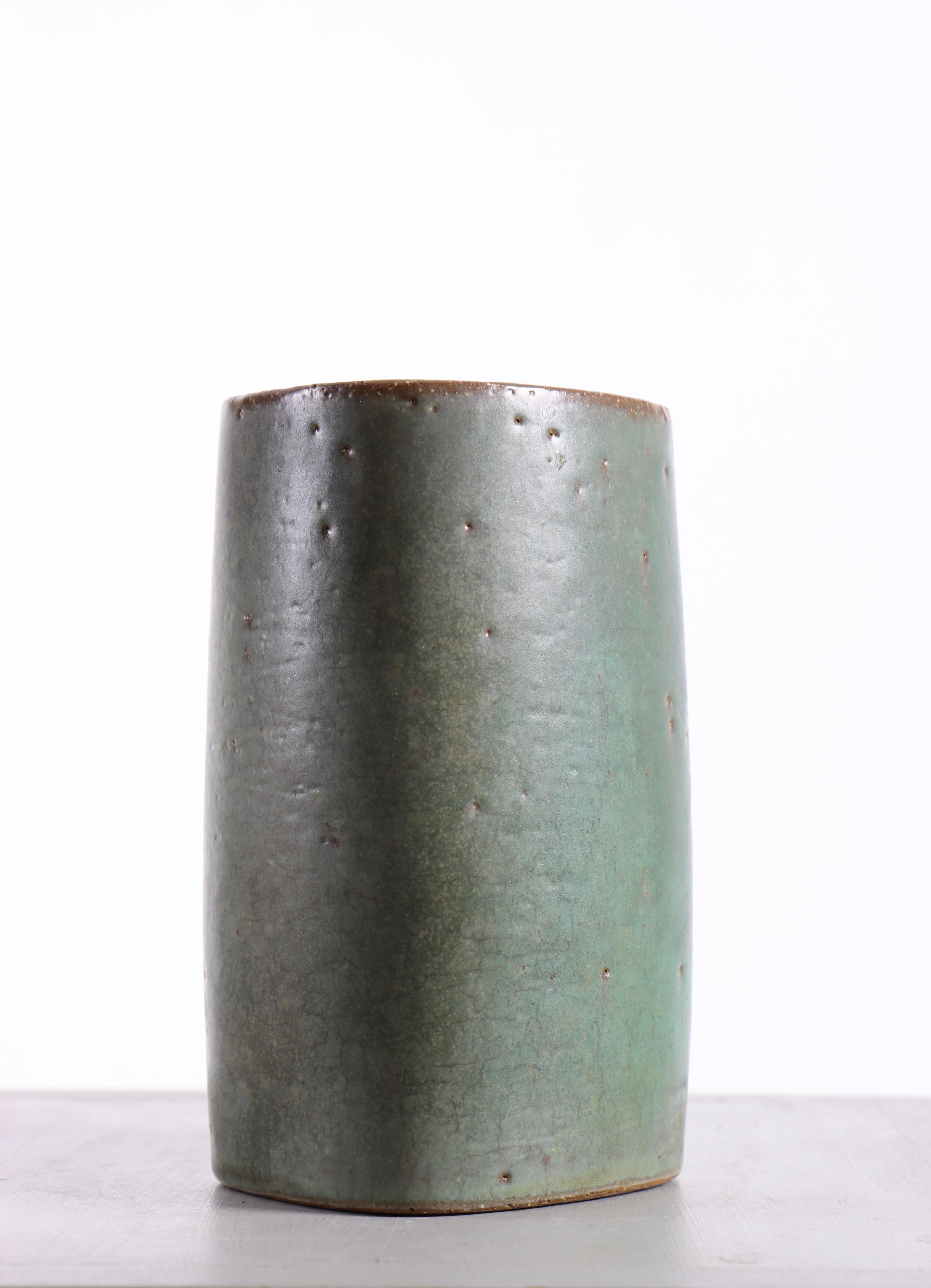Scandinavian Modern Vase by Per Linnemann Schmidt for Palshus Ceramic, 1960s For Sale