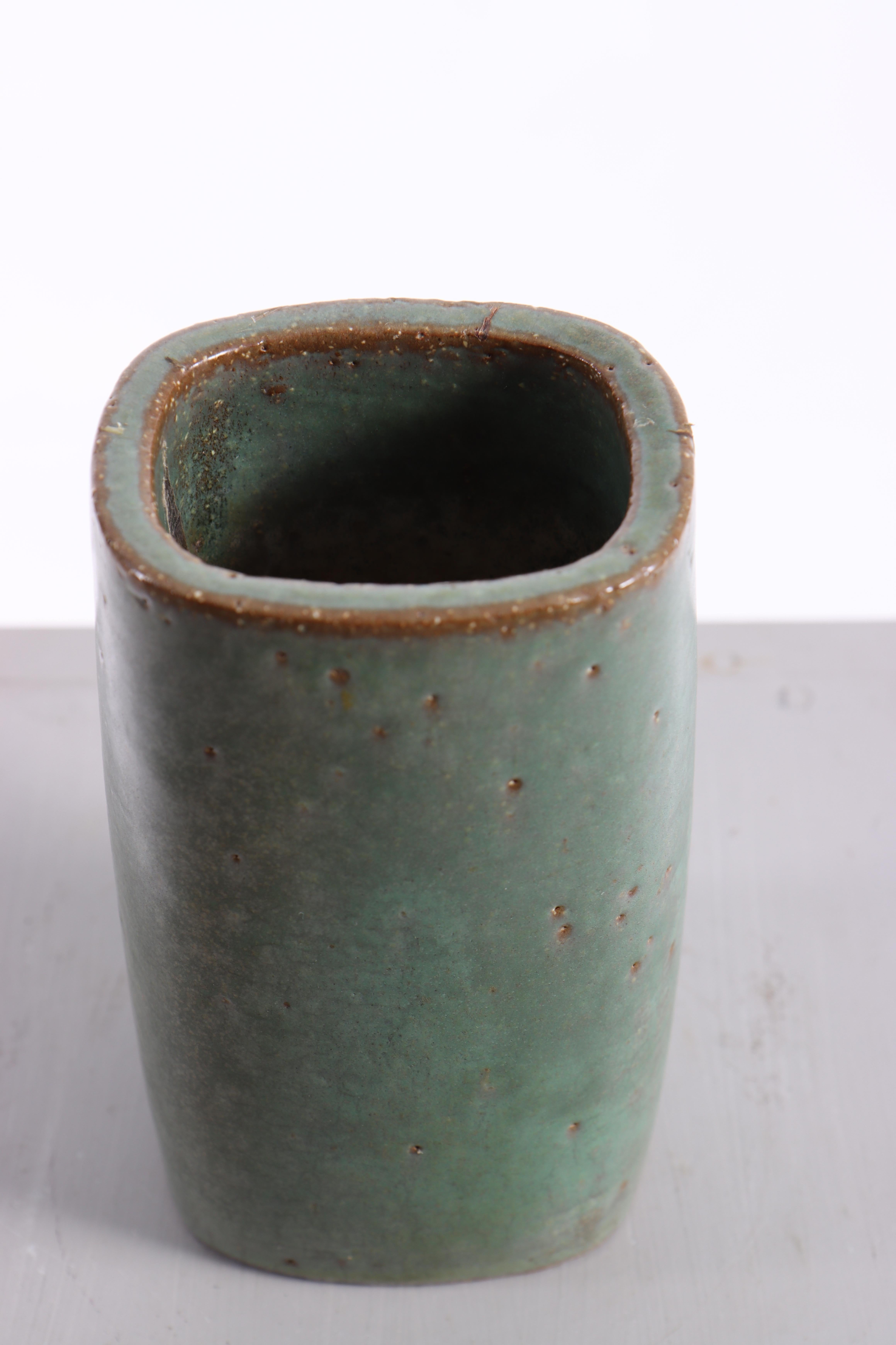 Danish Vase by Per Linnemann Schmidt for Palshus Ceramic, 1960s For Sale