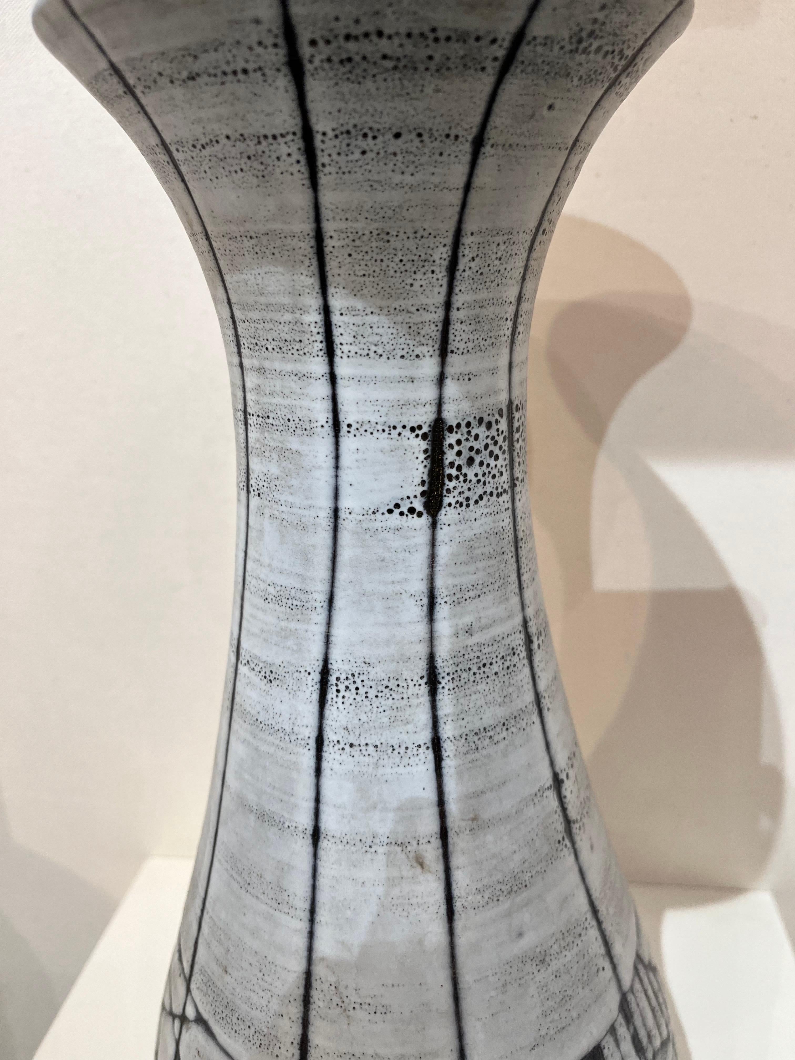 Émaillé Vase de Robert Dupanier en vente