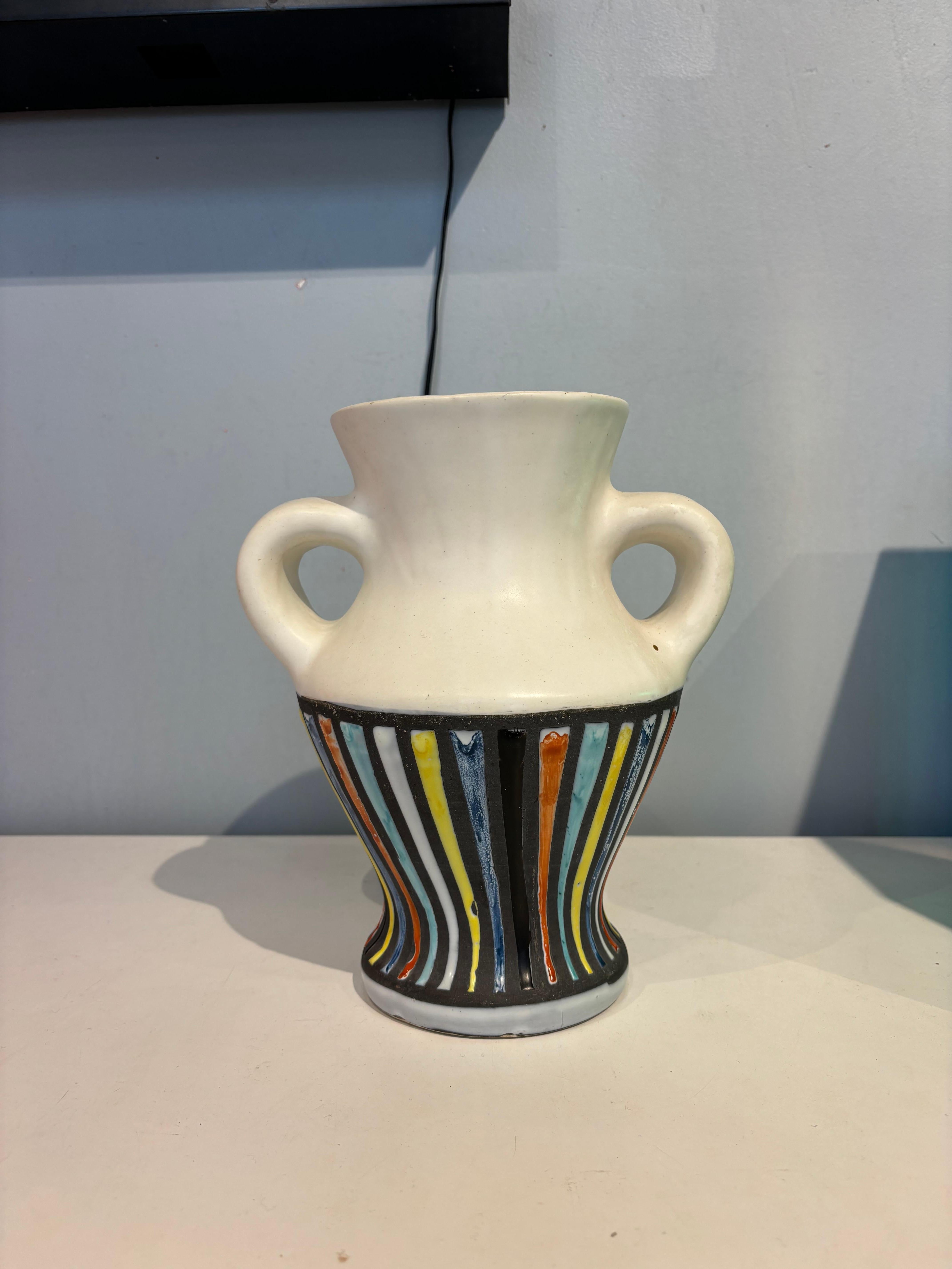 Modern Vase by Roger Capron For Sale