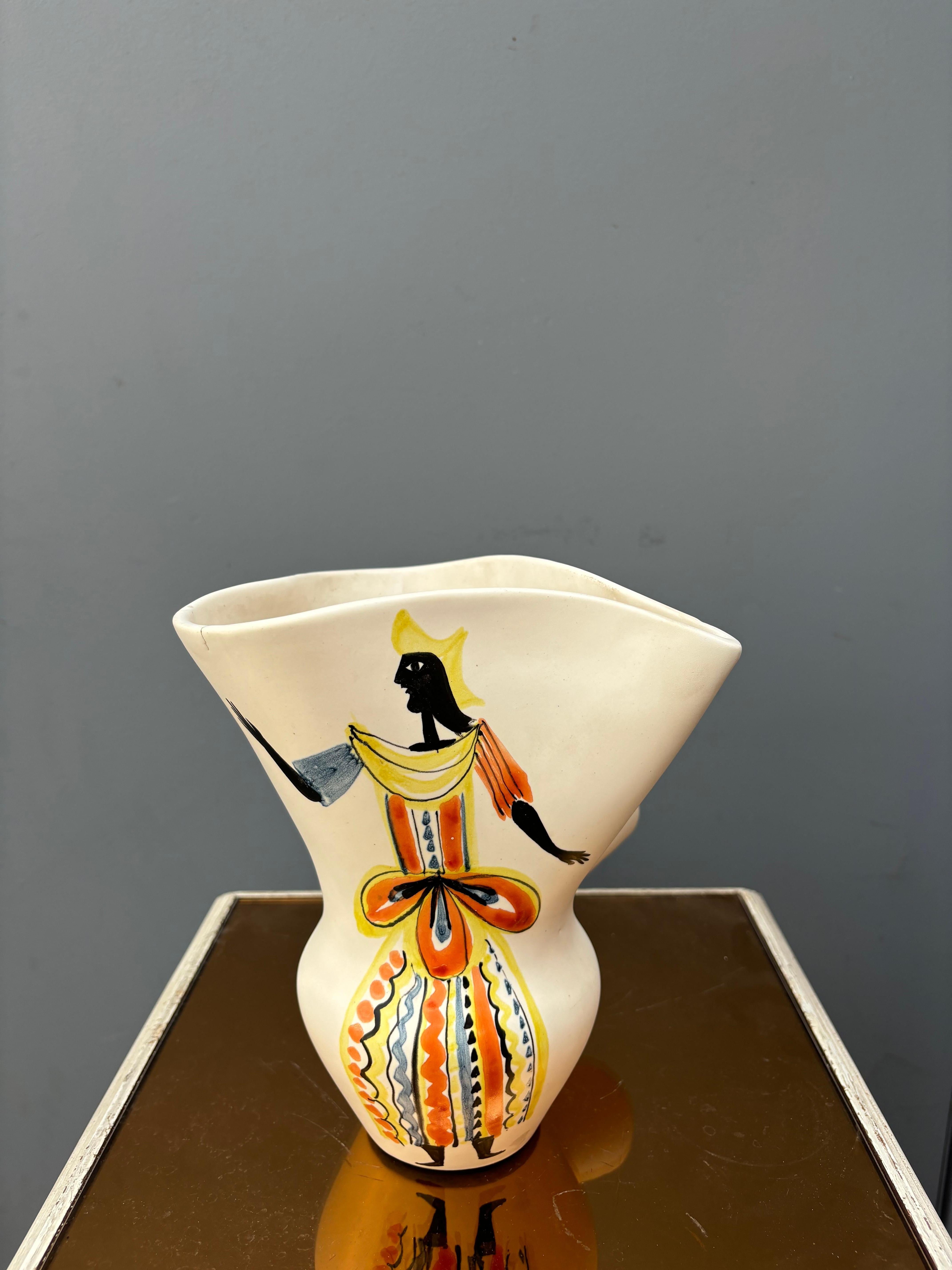 Vase by Roger Capron (Moderne der Mitte des Jahrhunderts) im Angebot