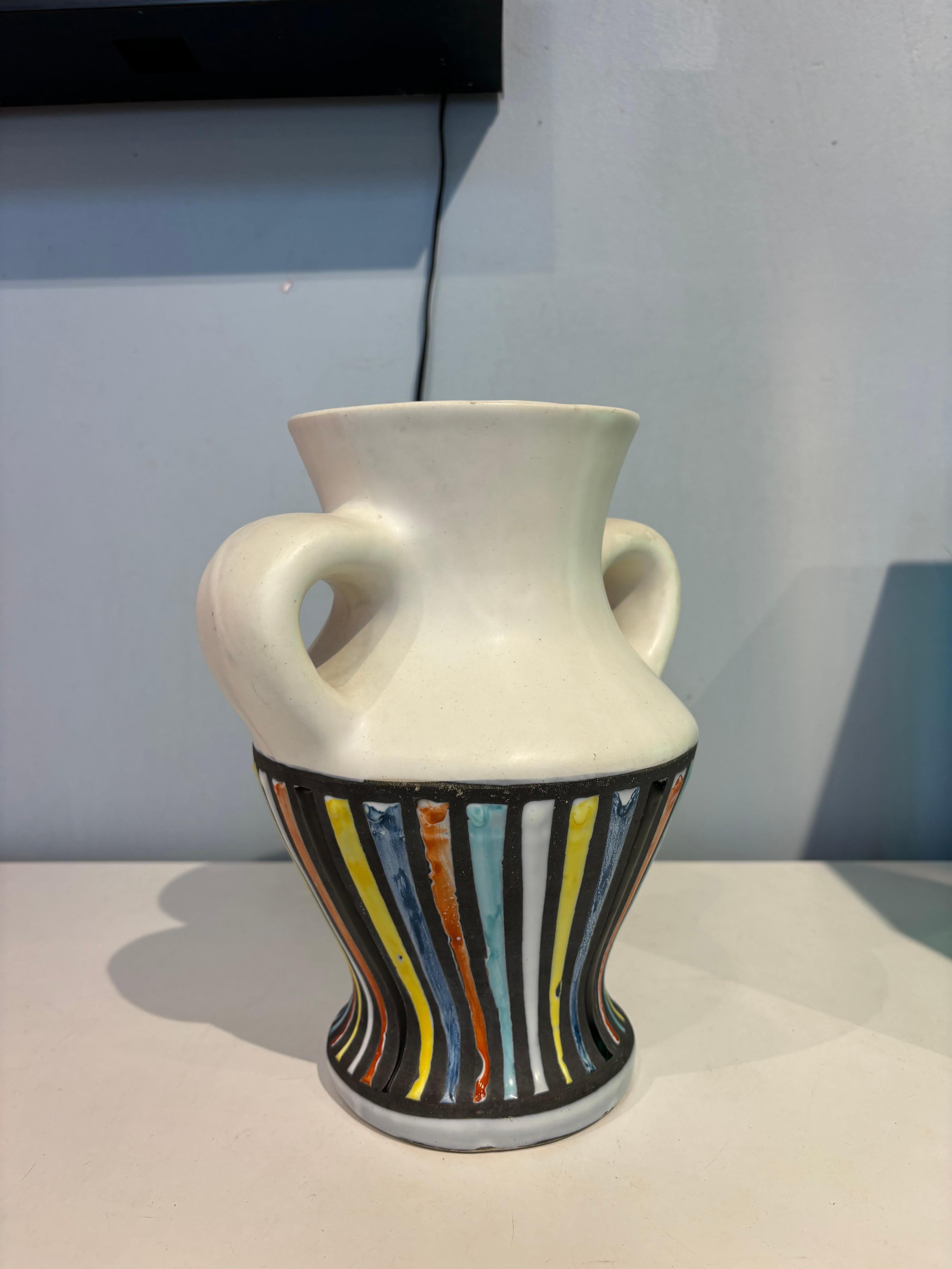 French Vase by Roger Capron For Sale