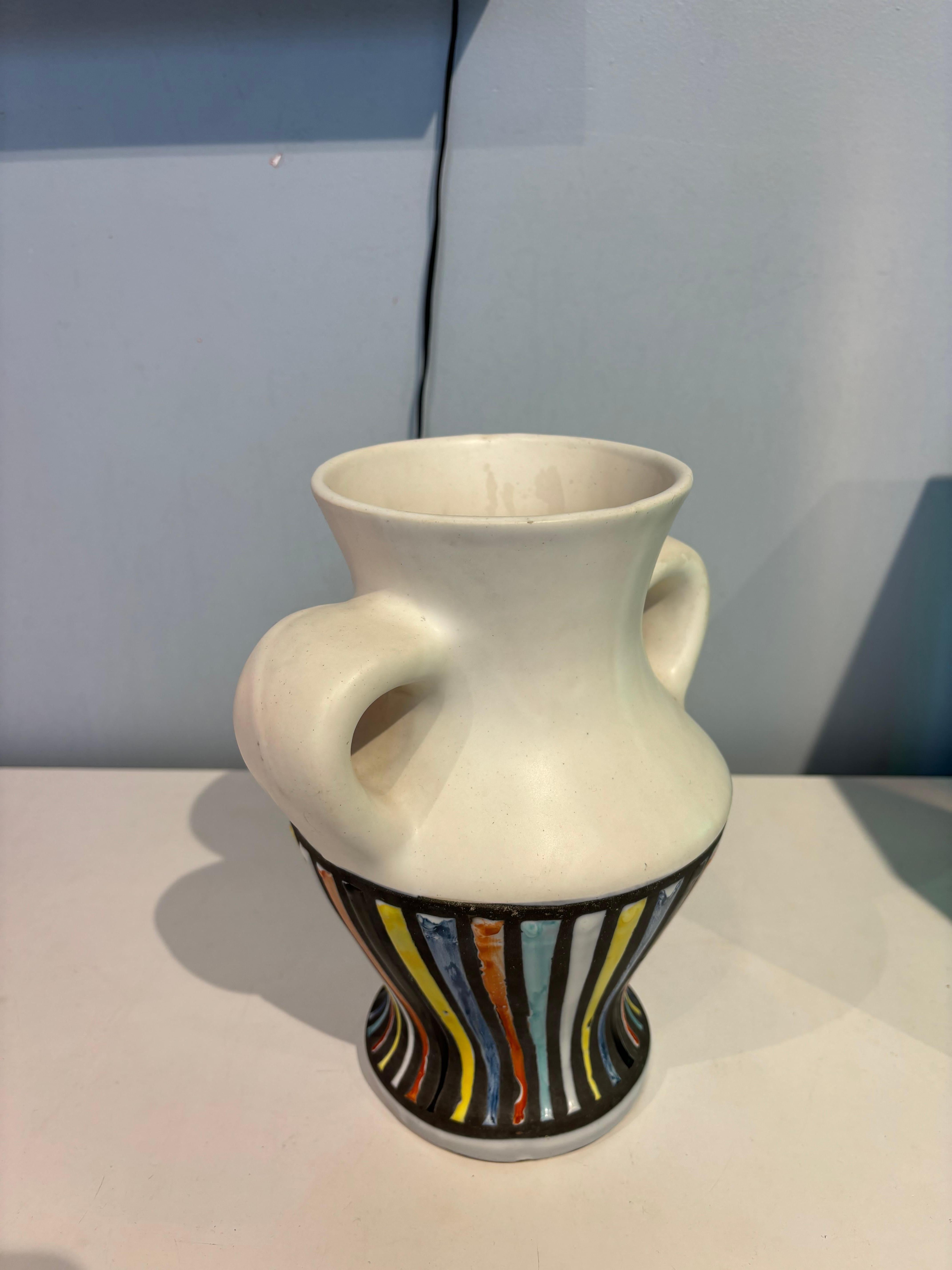 Ceramic Vase by Roger Capron For Sale