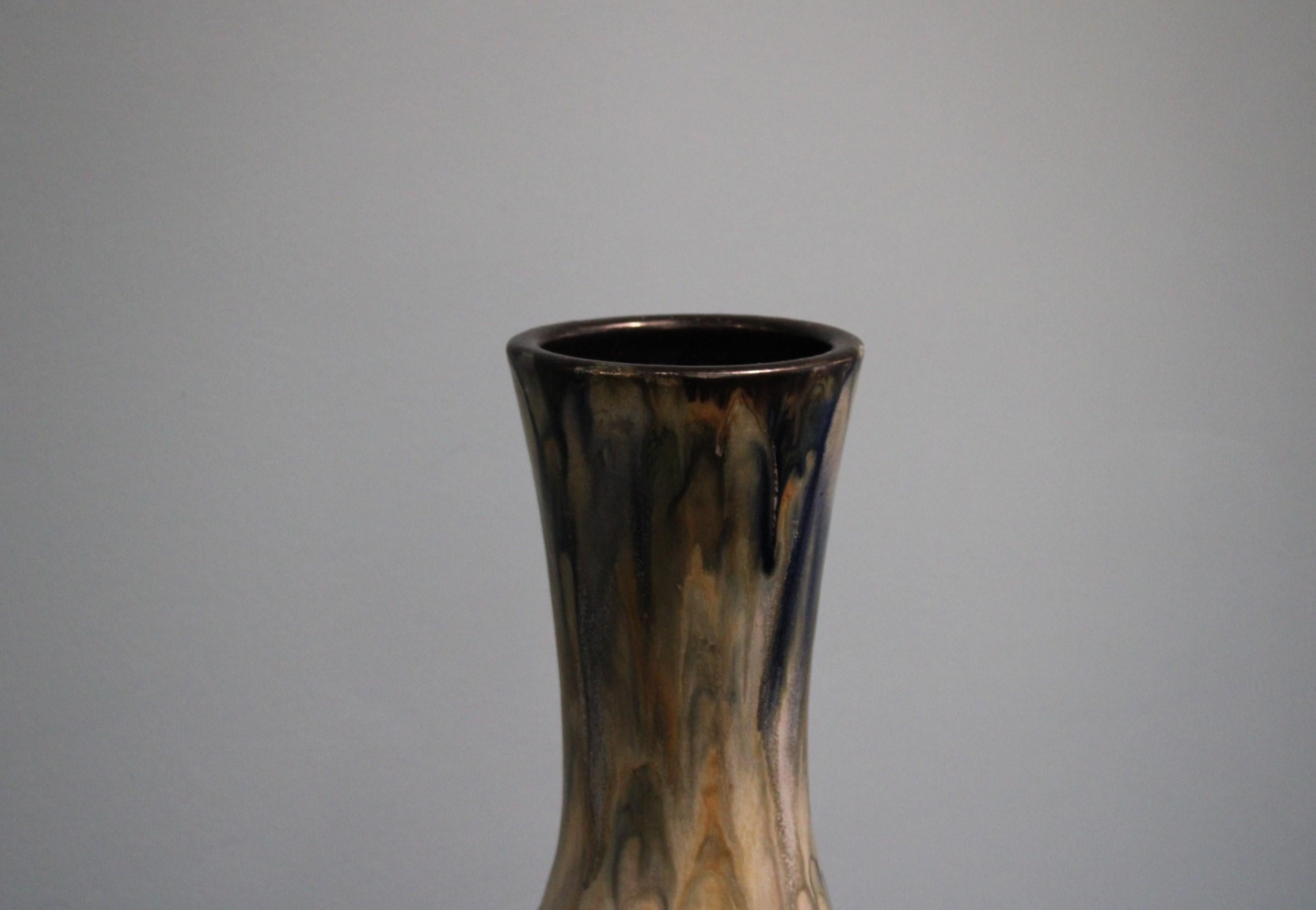 Ceramic Vase by Roger Guerin For Sale