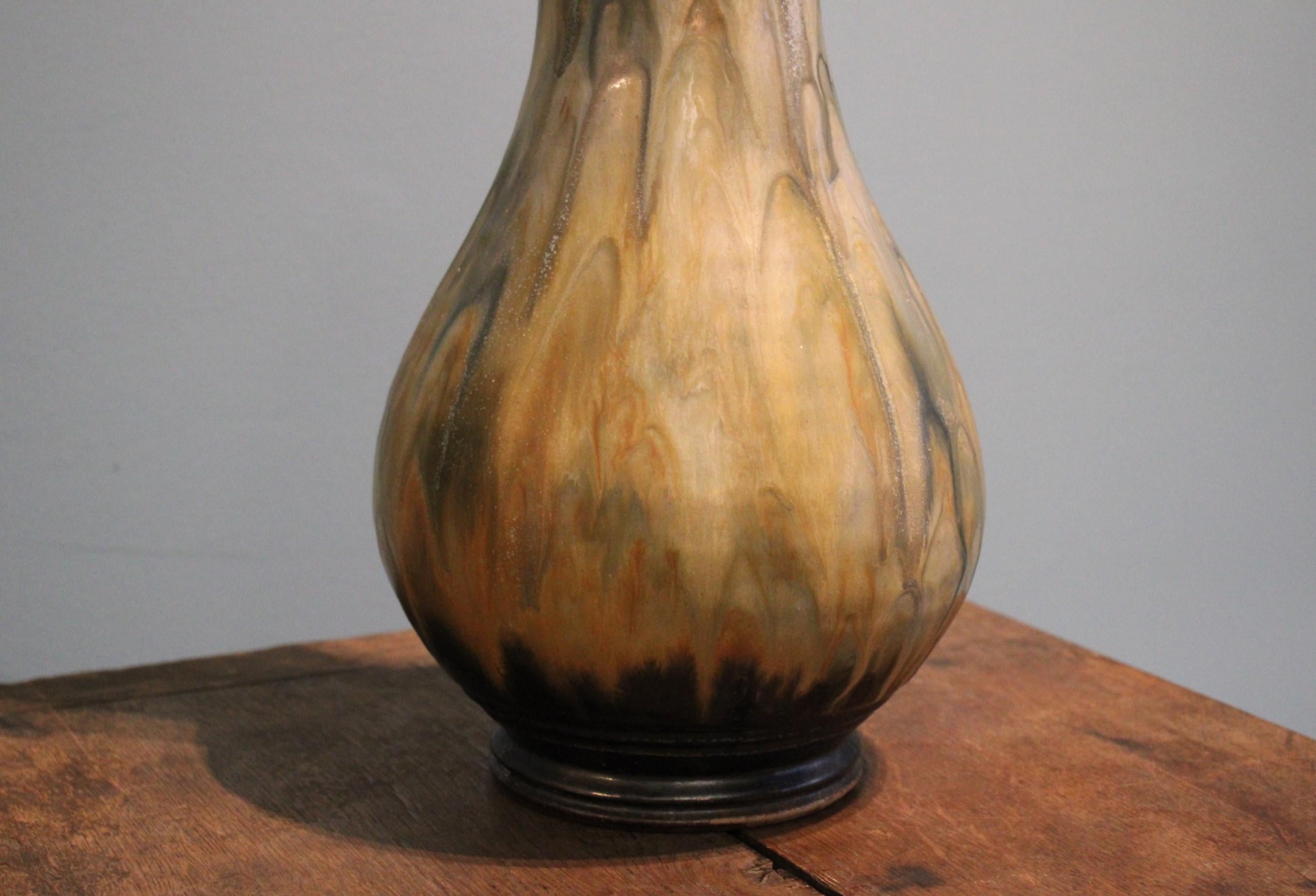 Ceramic Vase by Roger Guerin For Sale