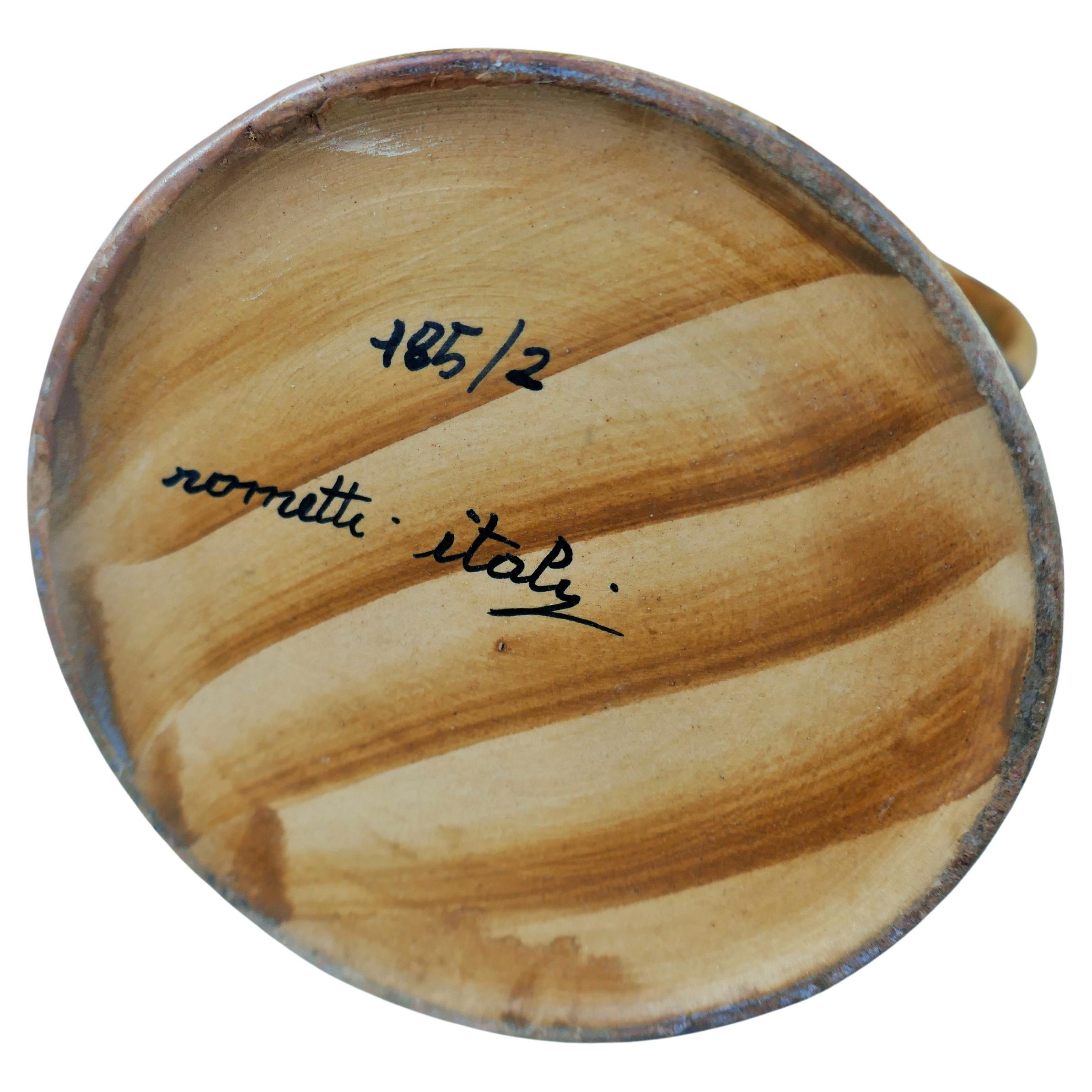 Vase by Rometti Umbertide In Distressed Condition For Sale In Lugo, IT