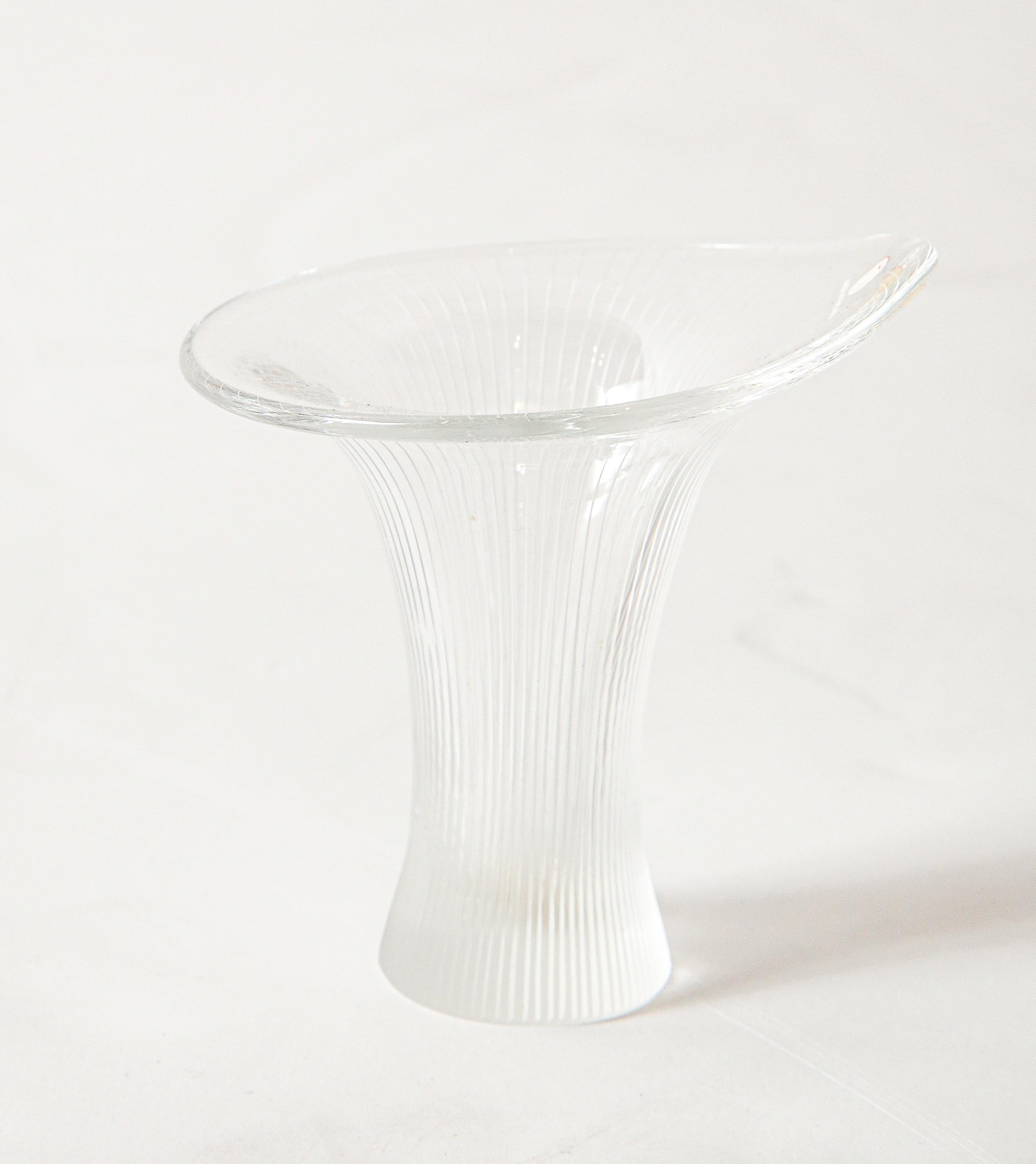 Blown Glass Vase by Tapio Wirkkala, Scandinavian Midcentury Design, 