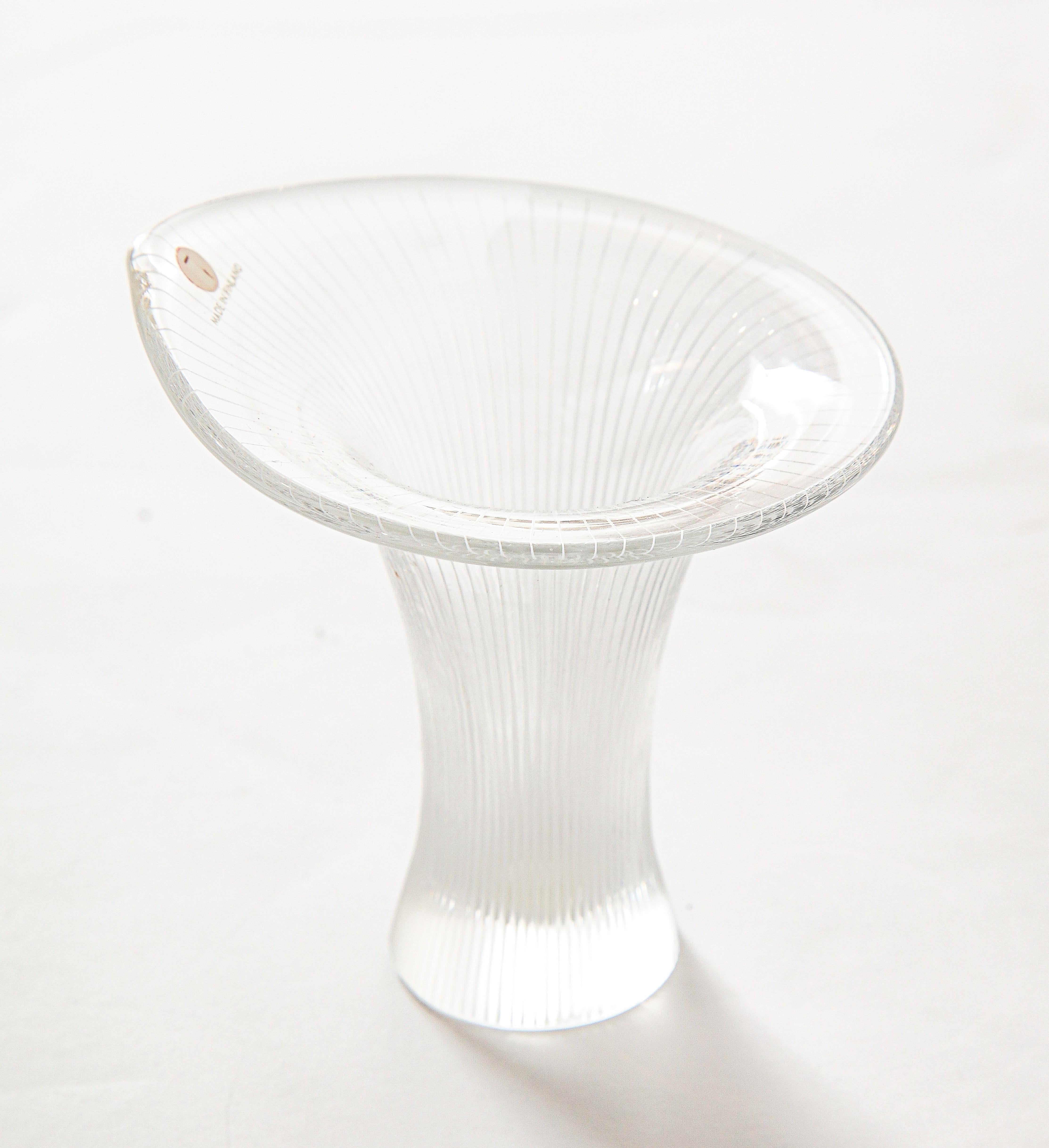 Mid-Century Modern Vase by Tapio Wirkkala, Scandinavian Midcentury Design, 