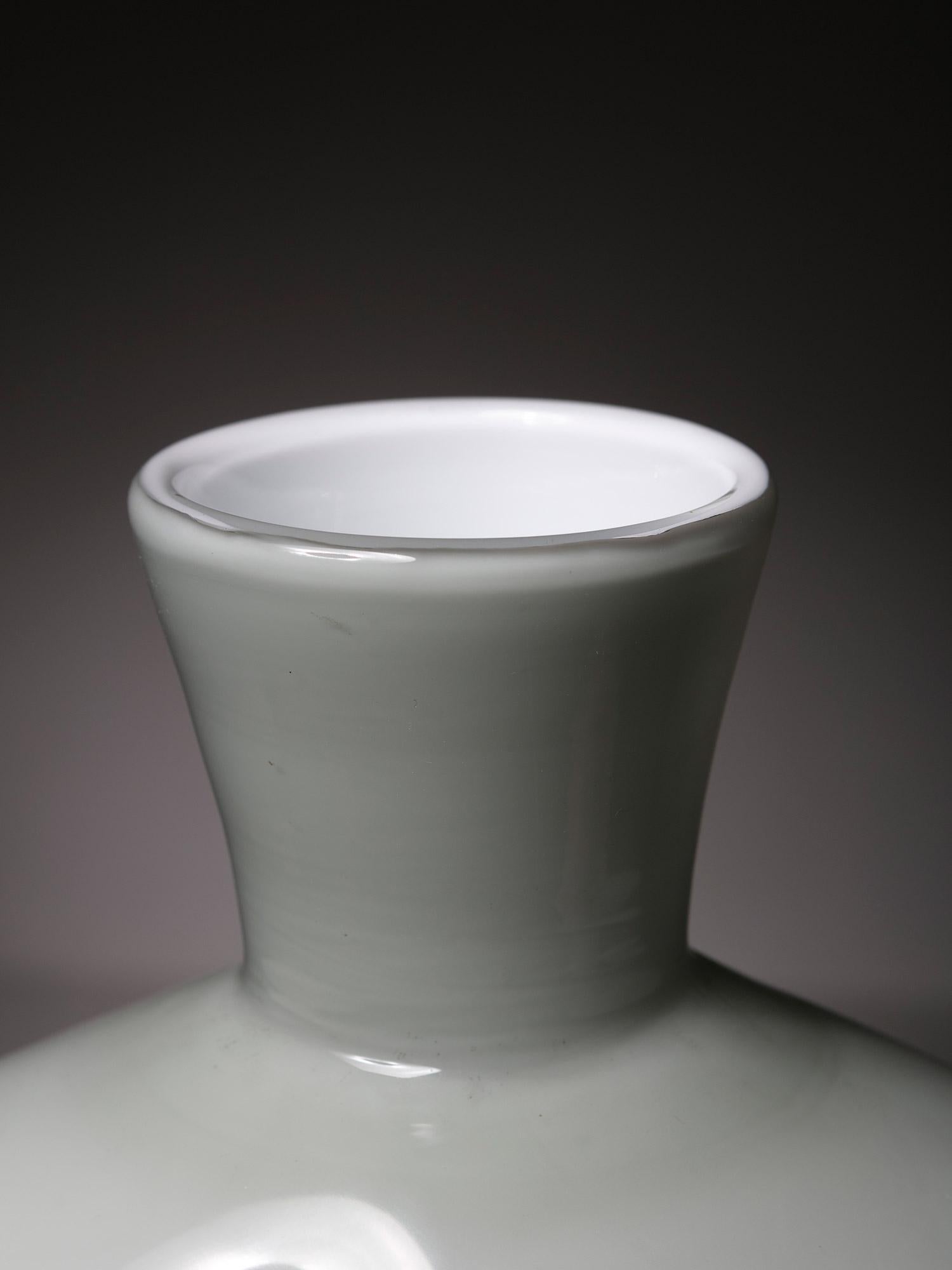 Murano Glass Vase by Tomaso Buzzi for Venini, Italy, 1985 For Sale