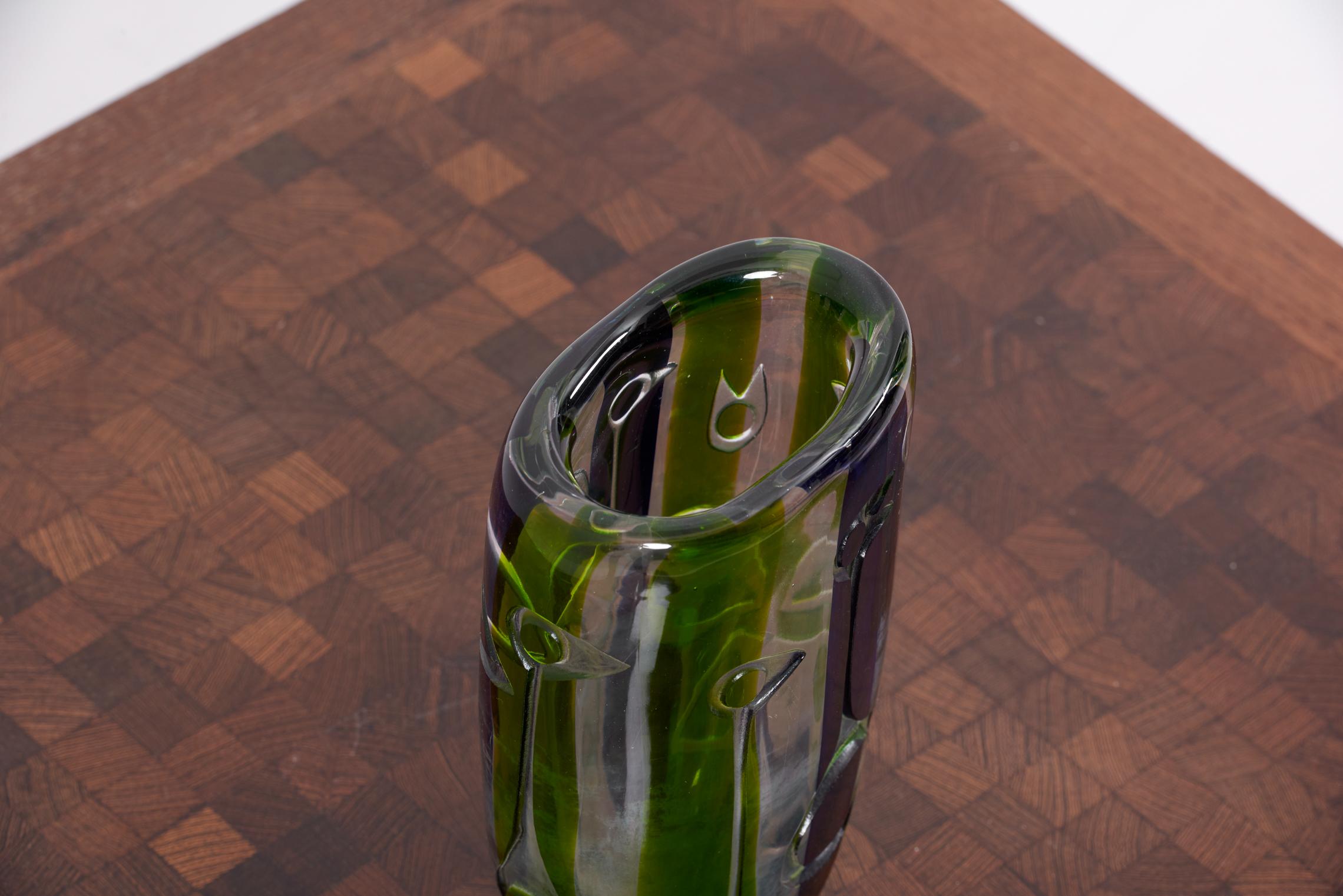 Vaso di Vicke Lindstrand per Kosta Glasbruk, Svezia, 1960 in vendita 2