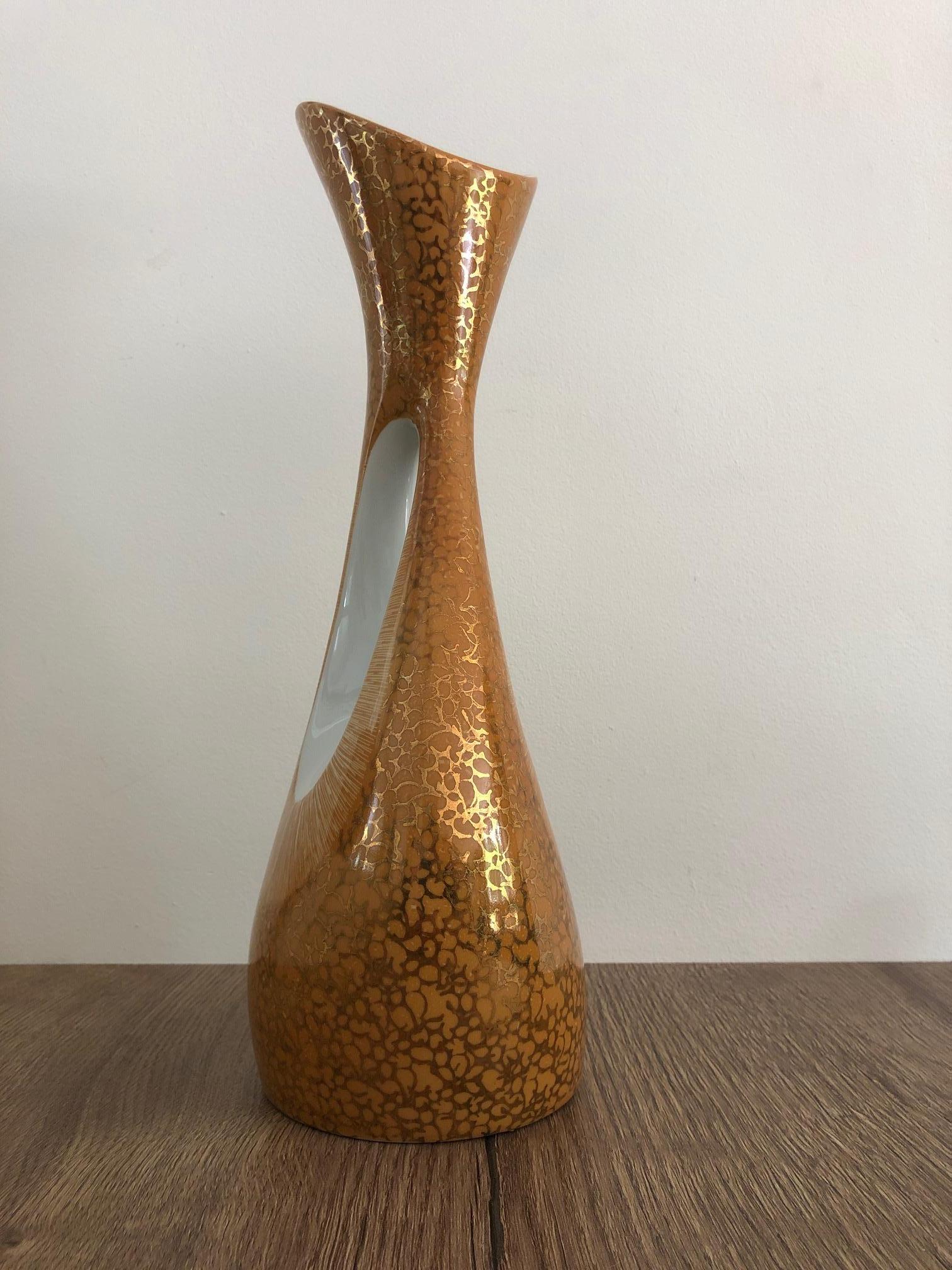 Polish Vase by Zbigniewa Śliwowska-wawrzyniak for Ćmielów, 1960s For Sale