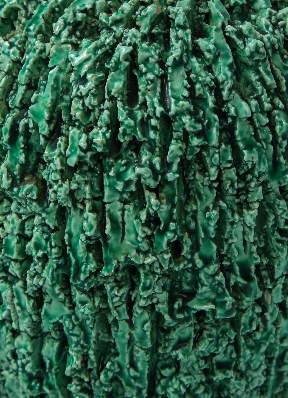 Ceramic Vase by Gunnar Nylund, Scandinavian, circa 1950, Green, 