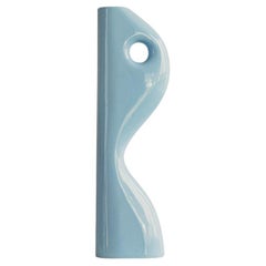 Vase Ceramic Handmade Baby Blue Glazed - Lea