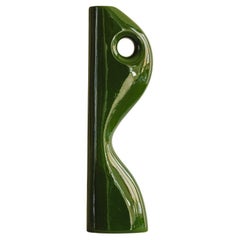 Vase Ceramic Handmade Green Glazed - Lea
