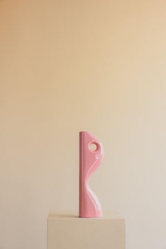 Vase Ceramic Handmade Pink Glazed - Lea