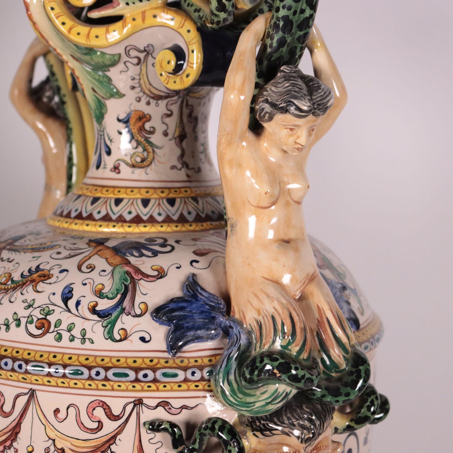 Vase Ceramic, Italy Late '800 Early '900 4