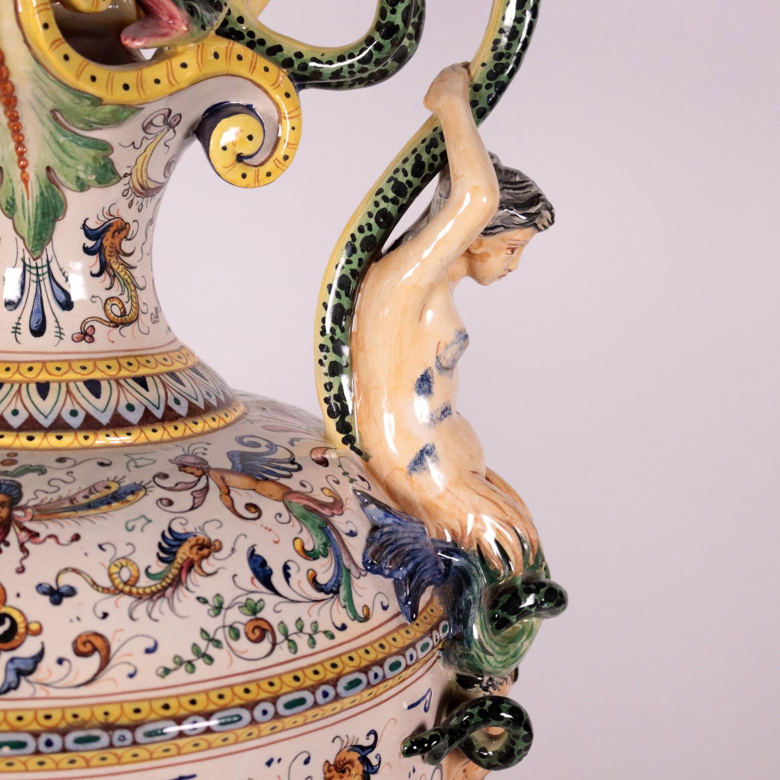Vase Ceramic, Italy Late '800 Early '900 7
