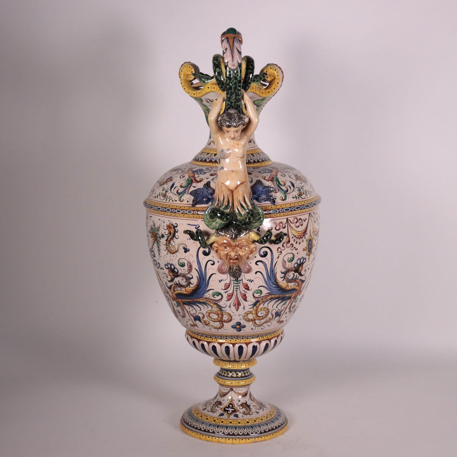Vase Ceramic, Italy Late '800 Early '900 8