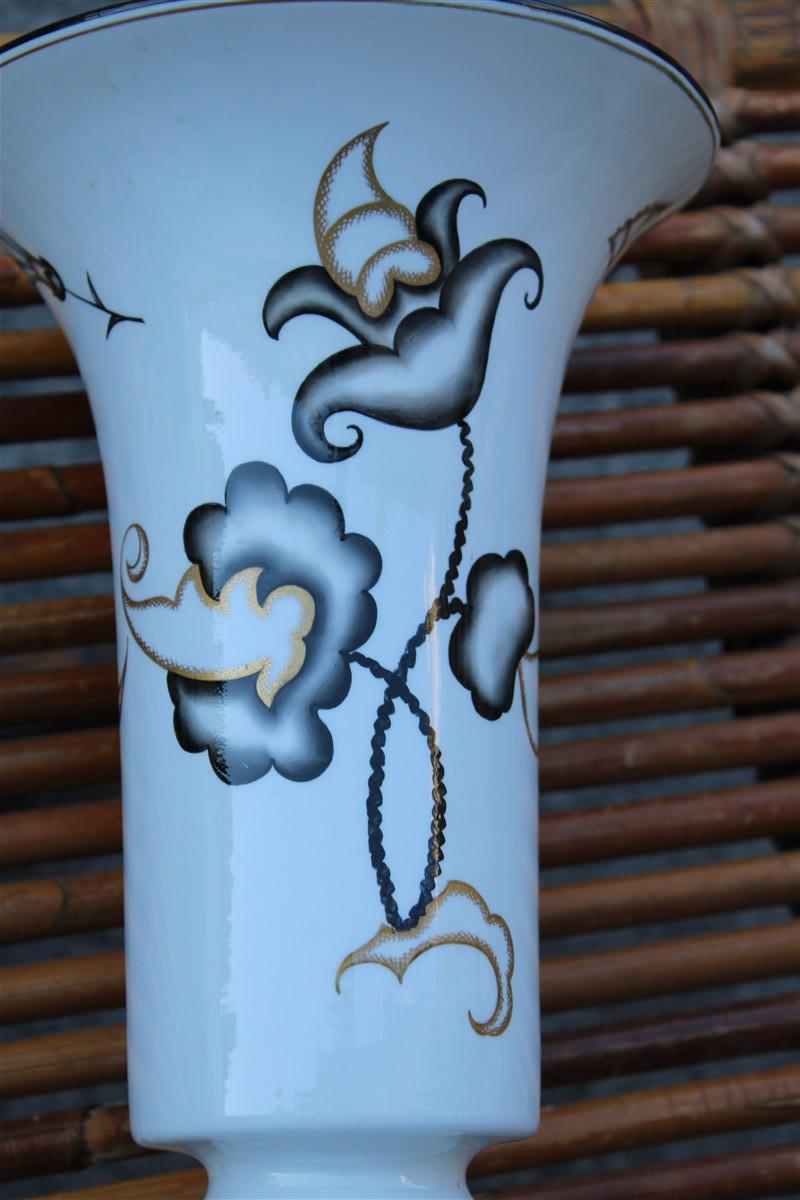Vase Keramik Lavenia hergestellt in Italien 1930 Guido Andloviz  im Angebot 6