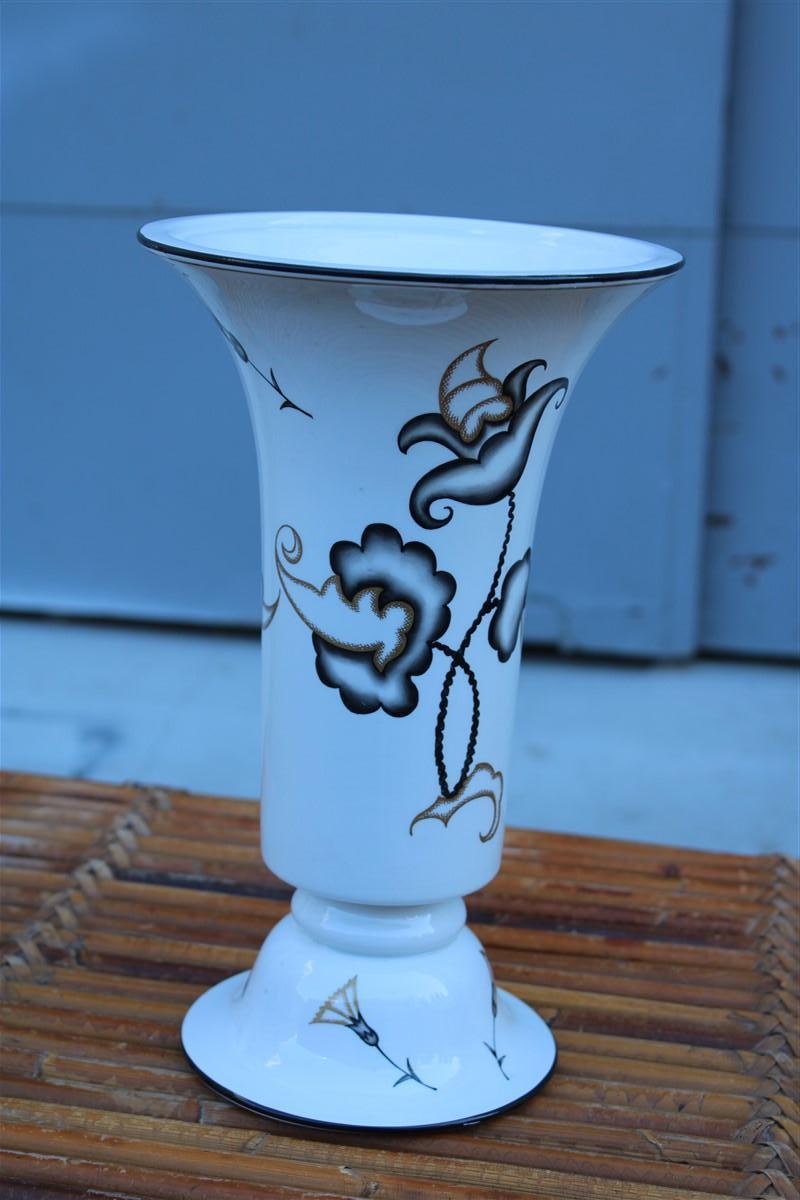 Vase Ceramic Lavenia made in Italy 1930 Guido Andloviz  For Sale 7