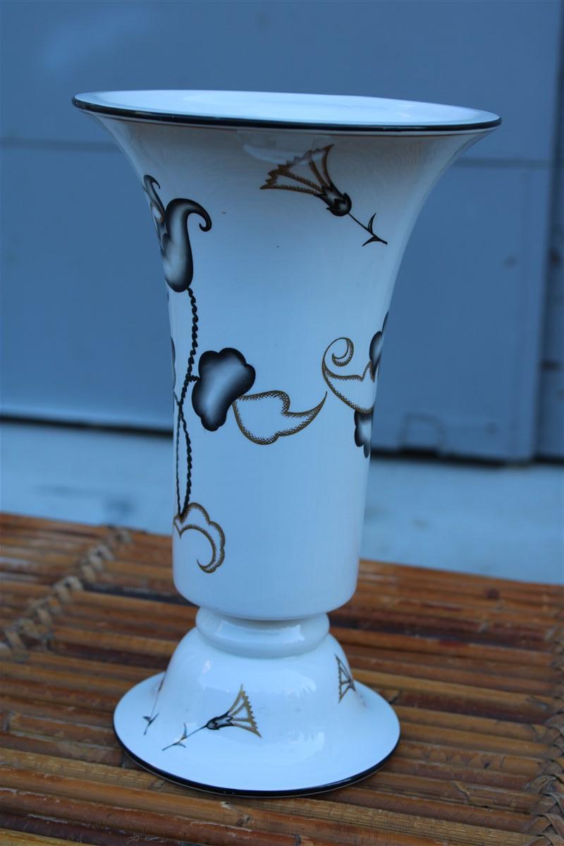 Vase Ceramic Lavenia made in Italy 1930 Guido Andloviz  For Sale 8
