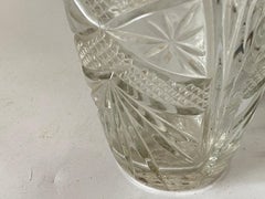 Vase, Champain Cooler in Glass, Art Deco Style, White Color, France, 1940