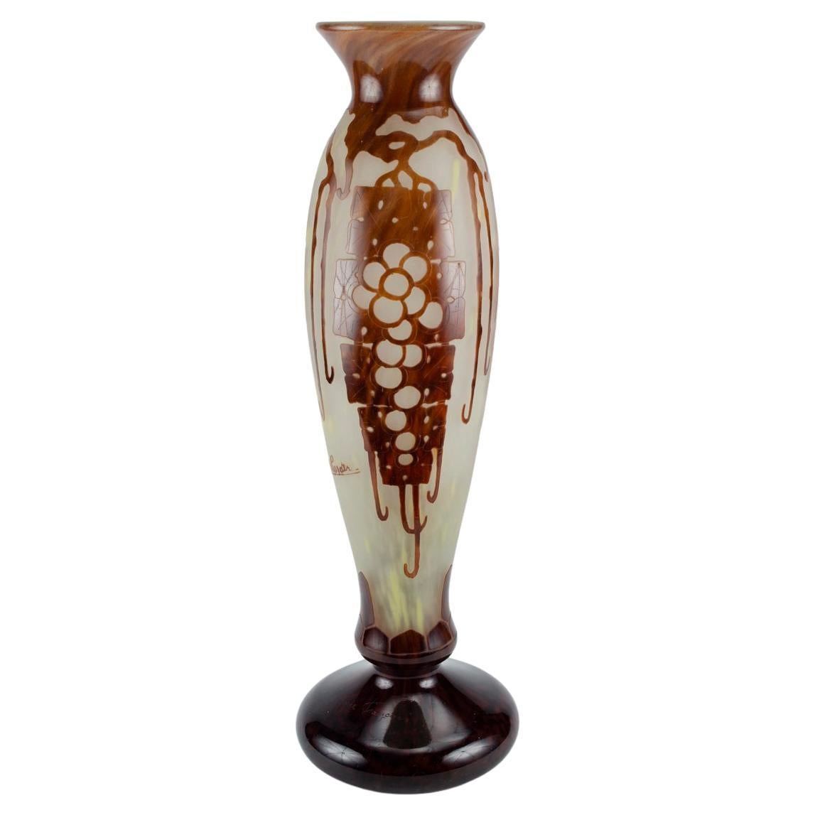 Vase Charder Art Déco 1920 France