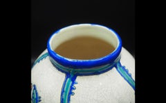 Vase Charles Catteau par Kéramis Boch en céramique Belgique Art Déco 1925