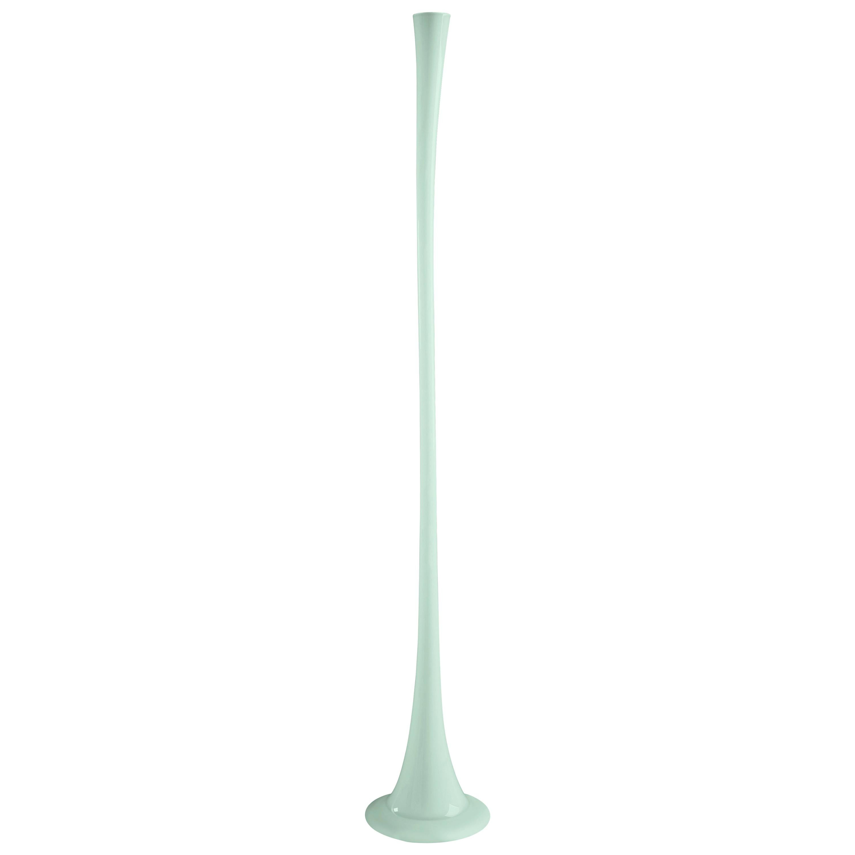 Vase Church, Neo Mint Color, 2020 Trend, in Glass, Italy For Sale