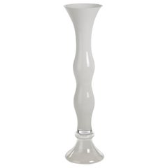 Vase Clex Weiß:: aus Glas:: Italien