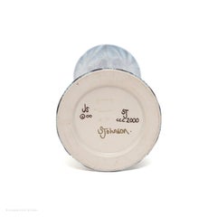 Vase Cobridge Stoneware Cathedral Blue Samantha Johnson Architectural