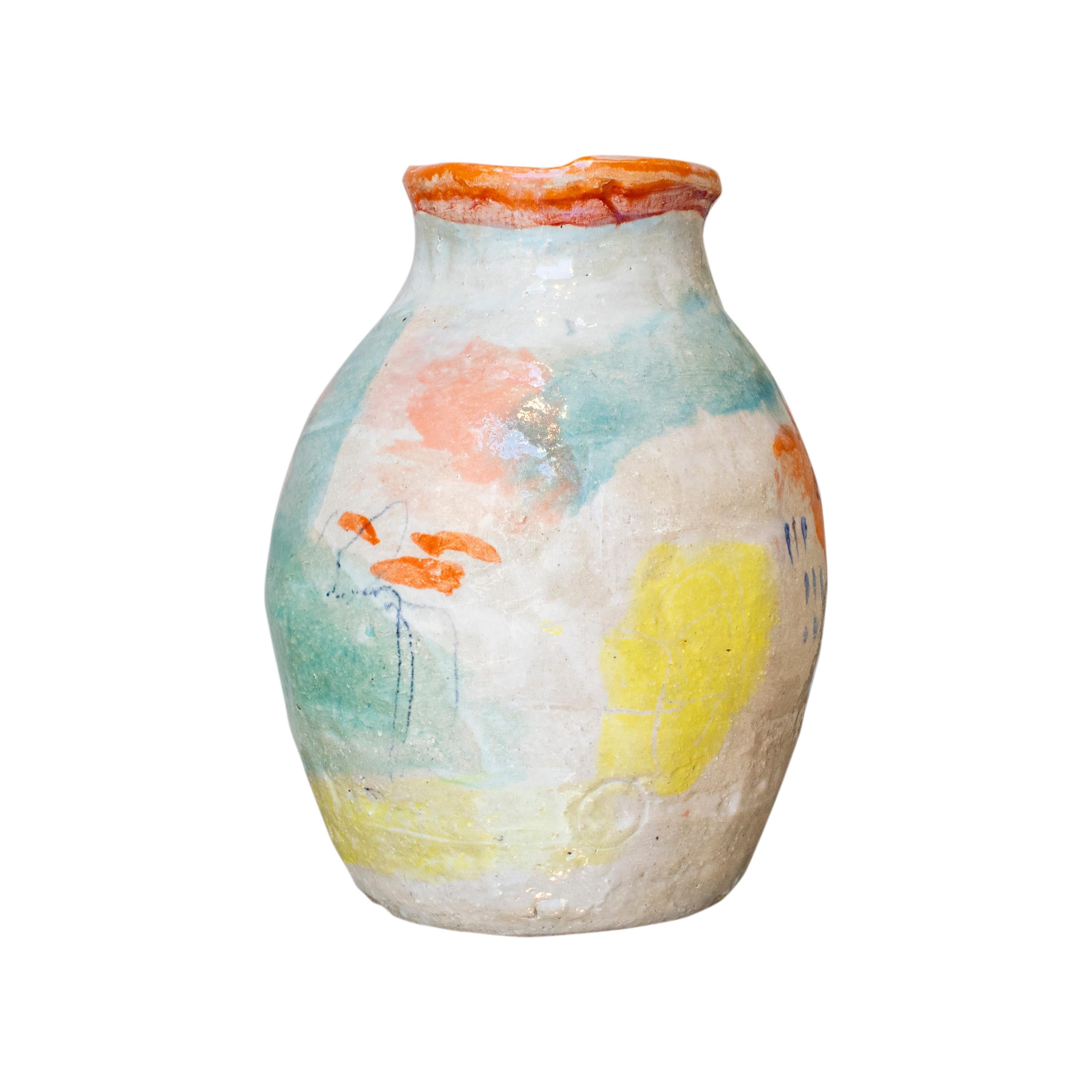 Fait main Vase Coloré conçu par Ana Laso, Espagne, 2023 en vente