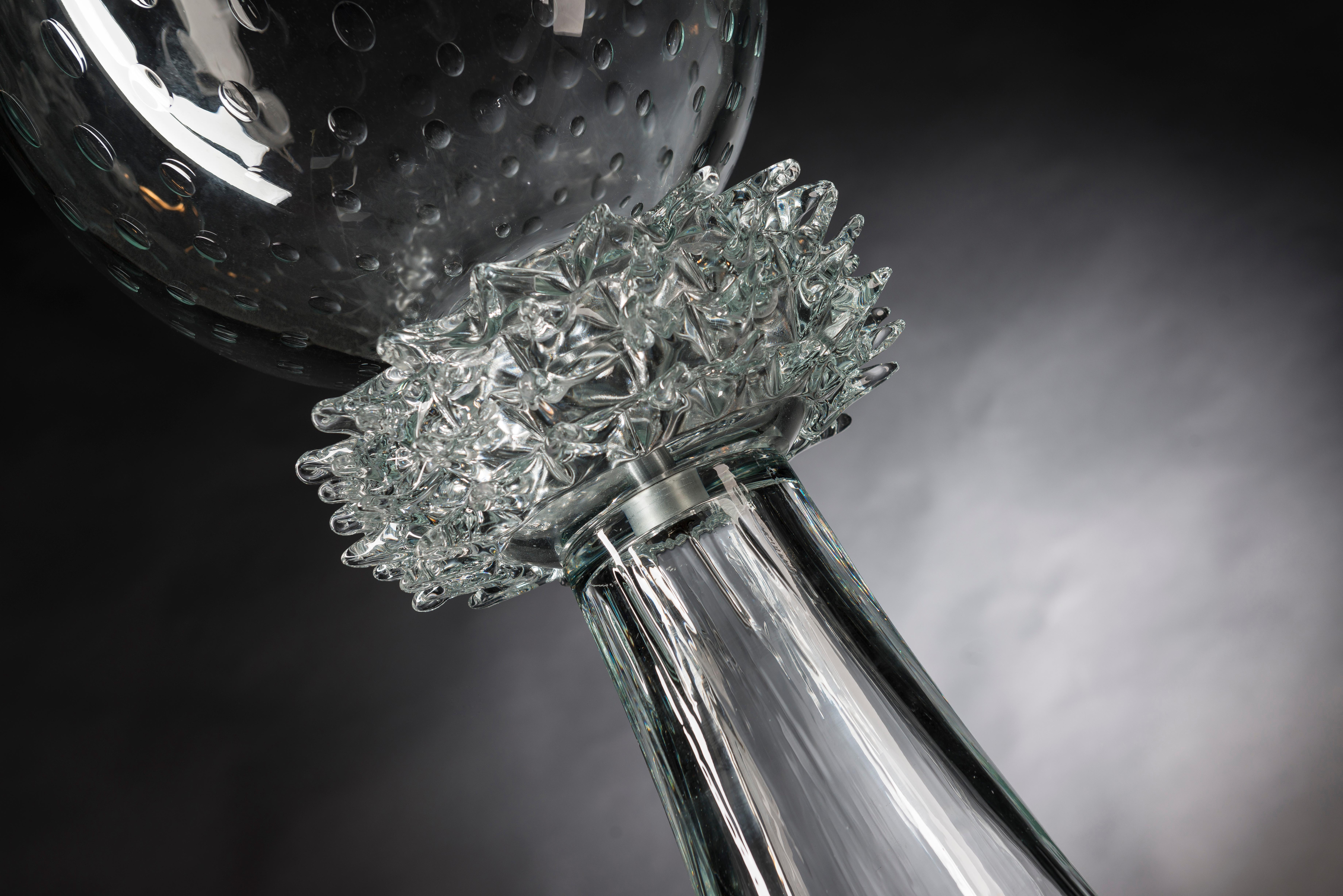 Moderne Vase Correr, verre de Murano, Italie en vente