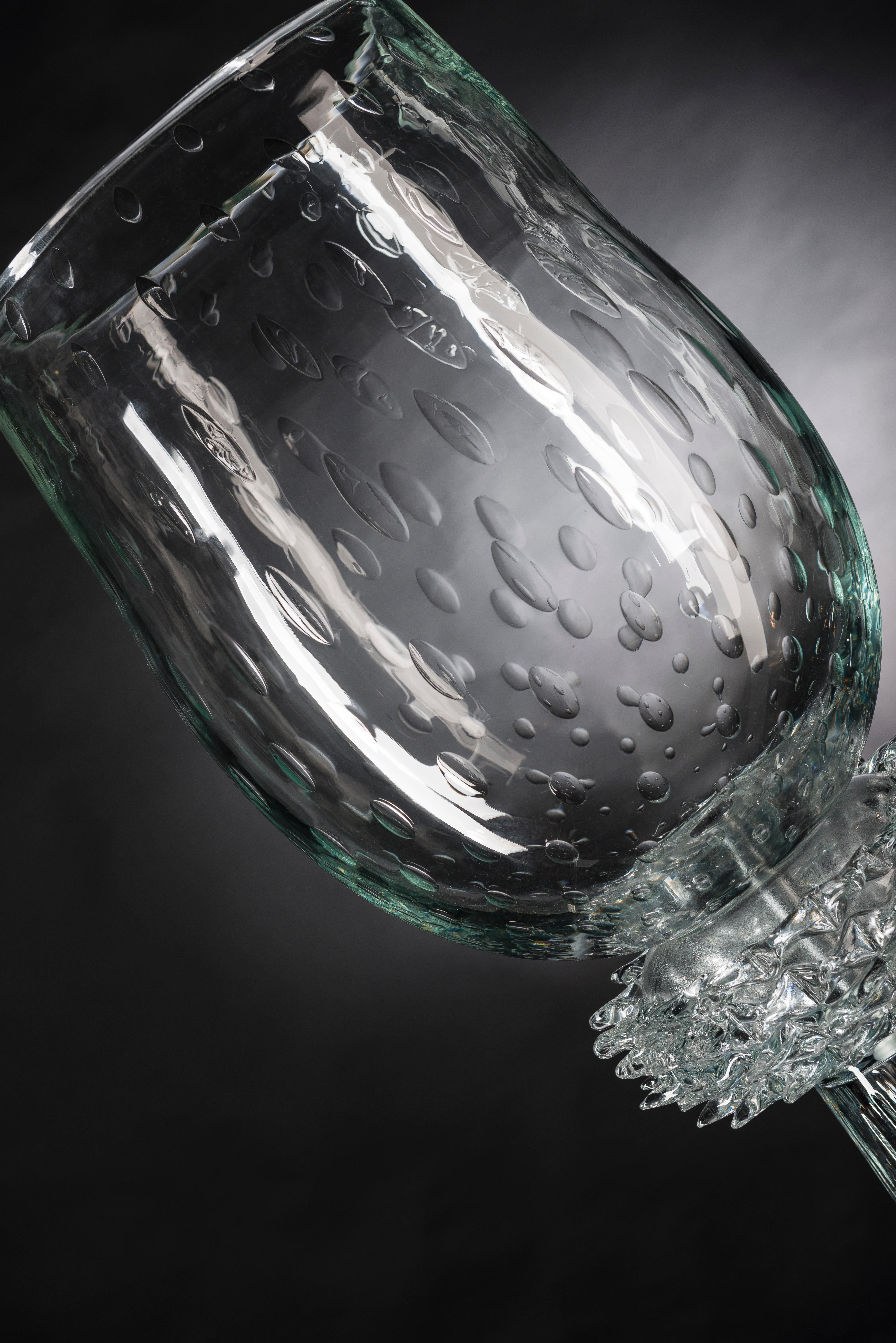 Italian Vase Correr, Muranese Glass, Italy For Sale