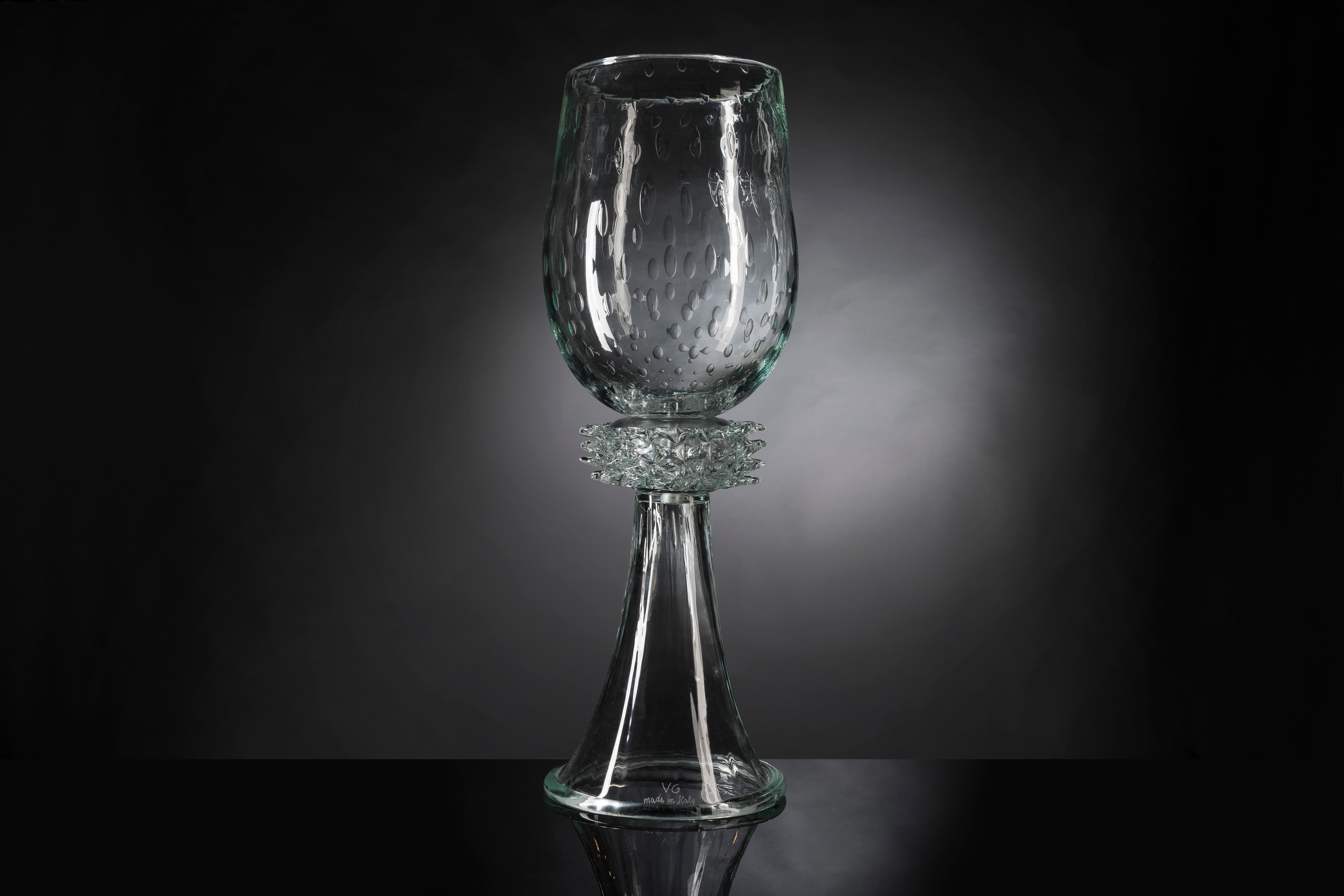 Vase Correr, Muranese Glass, Italy For Sale 1
