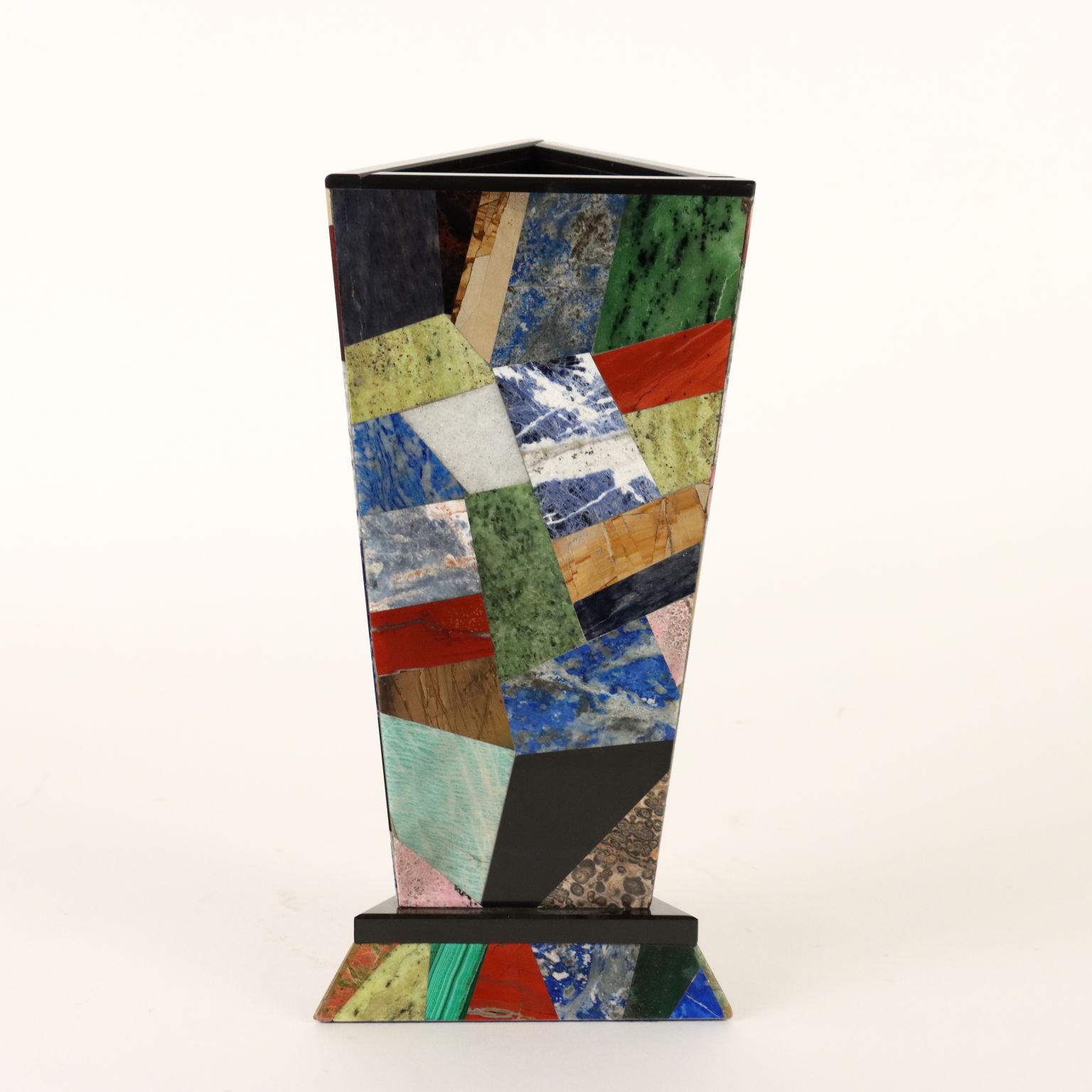 Vase aus Hartsteinen, Italien, 1970er-Jahre 1980er-Jahre im Zustand „Gut“ im Angebot in Milano, IT