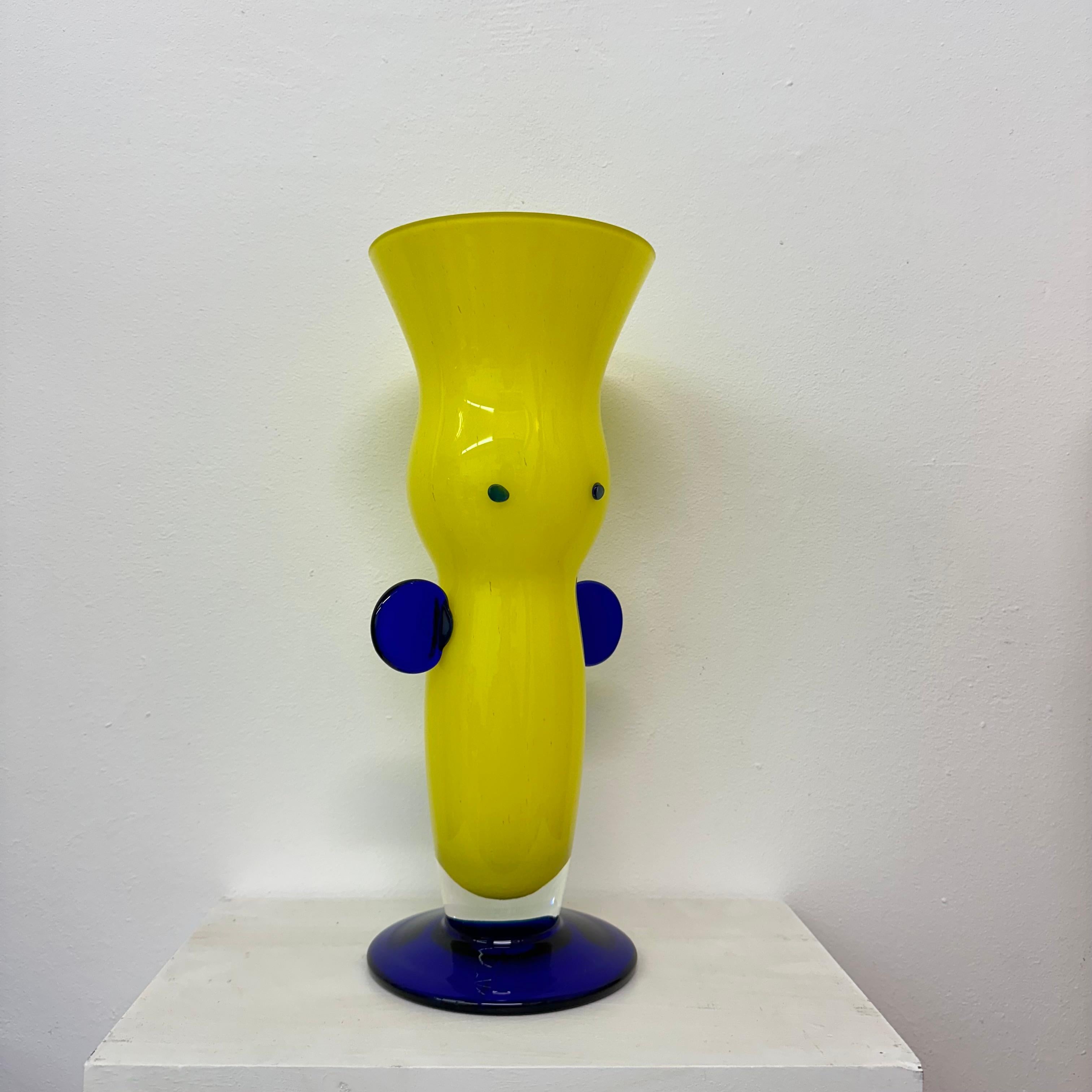 Vase Verre d'art tchèque de Bohemia par Jiří Šuhájek en vente 9