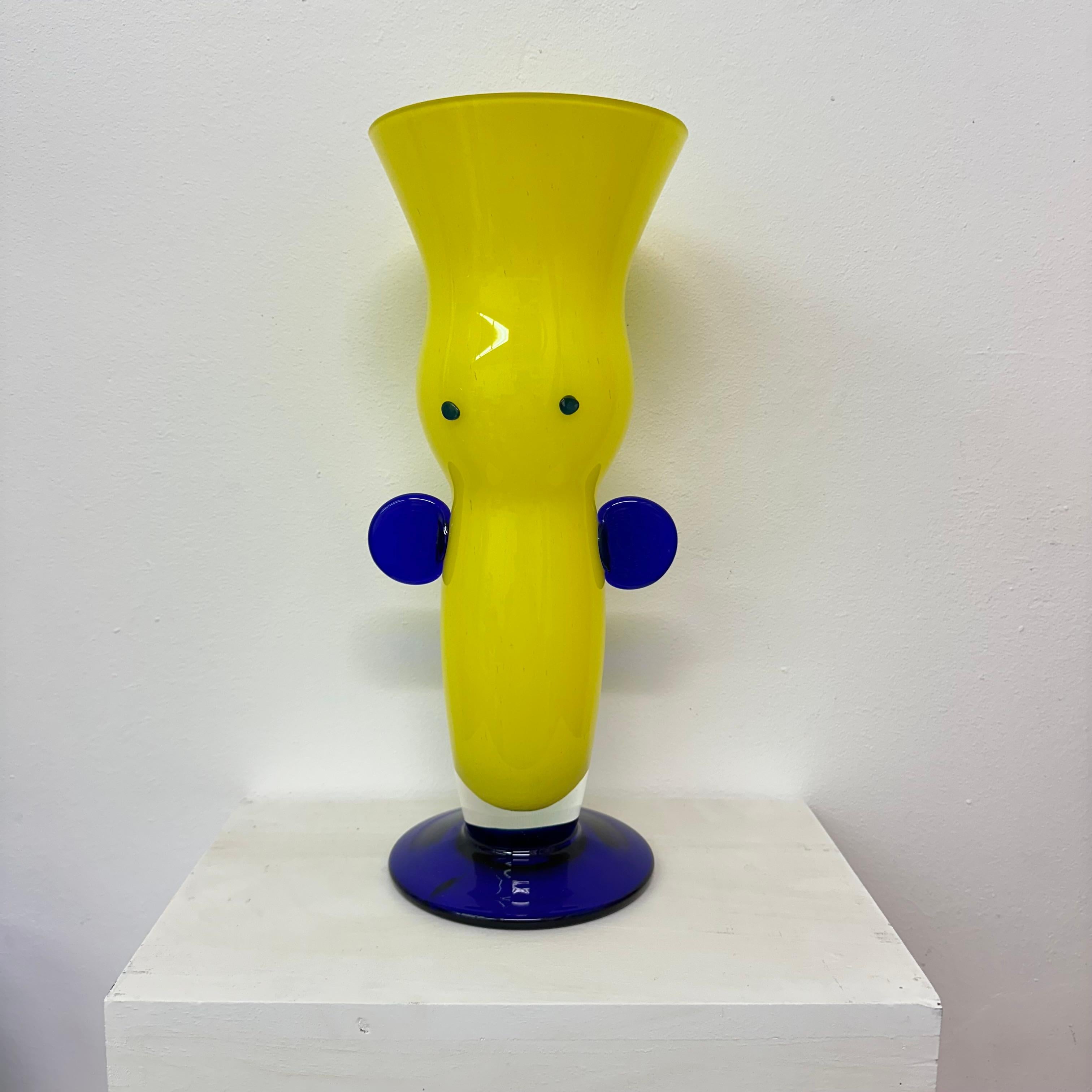 Vase Verre d'art tchèque de Bohemia par Jiří Šuhájek en vente 1