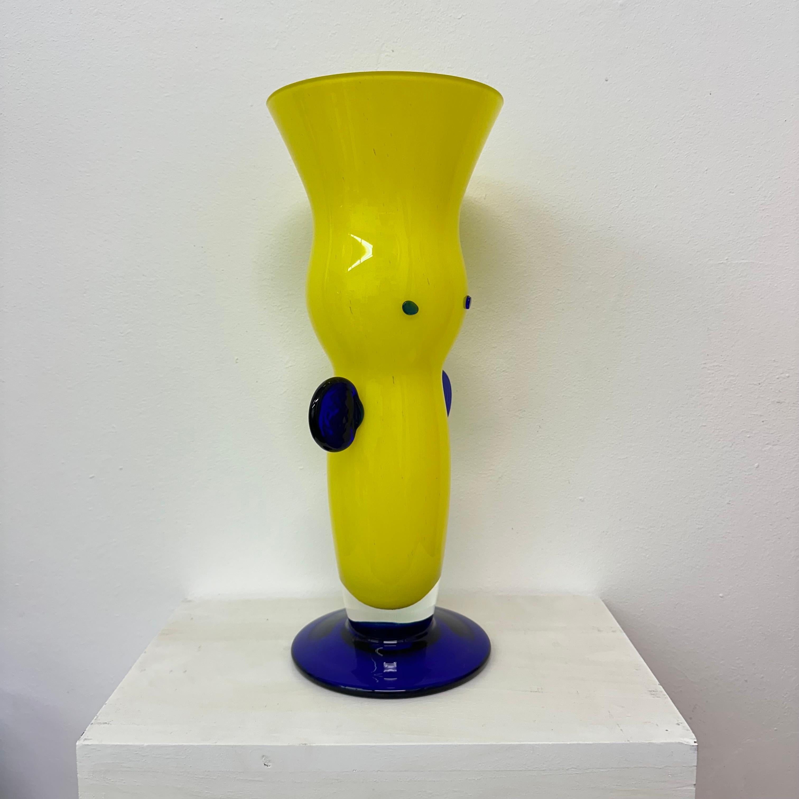 Vase Verre d'art tchèque de Bohemia par Jiří Šuhájek en vente 3