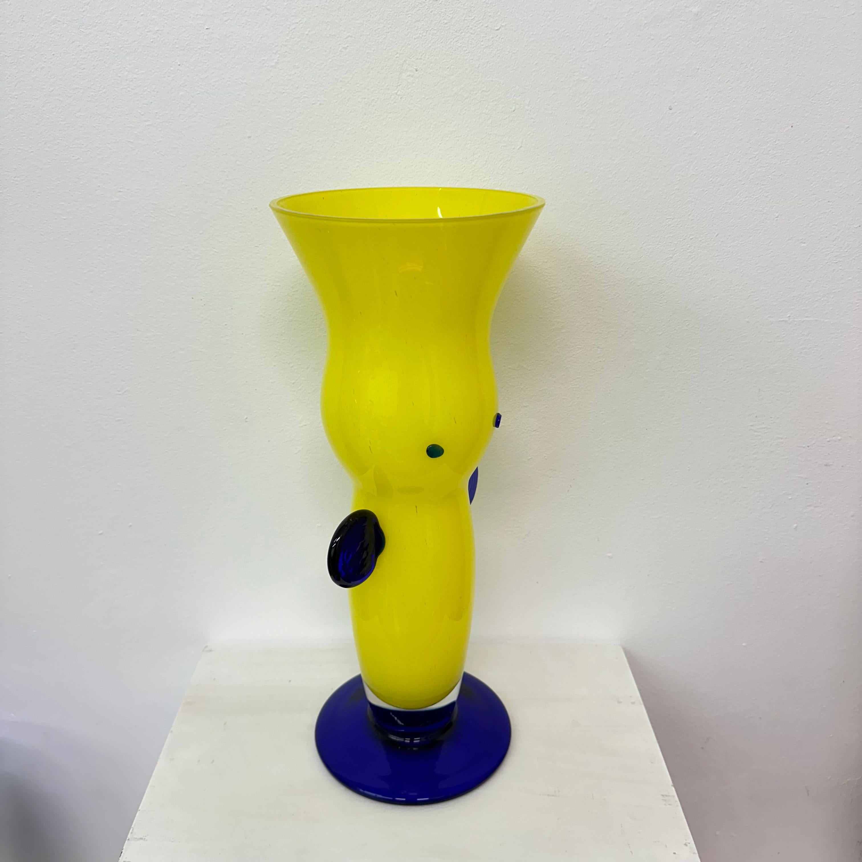 Vase Verre d'art tchèque de Bohemia par Jiří Šuhájek en vente 4