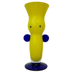 Vase Czech Bohemia Art Glass by Jiří Šuhájek