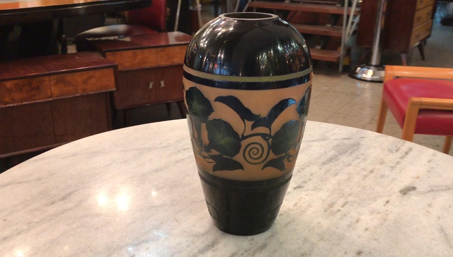 French Vase D argental , Year, 1900, Style:  Jugendstil, Art Nouveau, Liberty For Sale