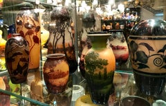 Vase, Daum Nancy France, Style : Jugendstil, Art Nouveau, Liberté