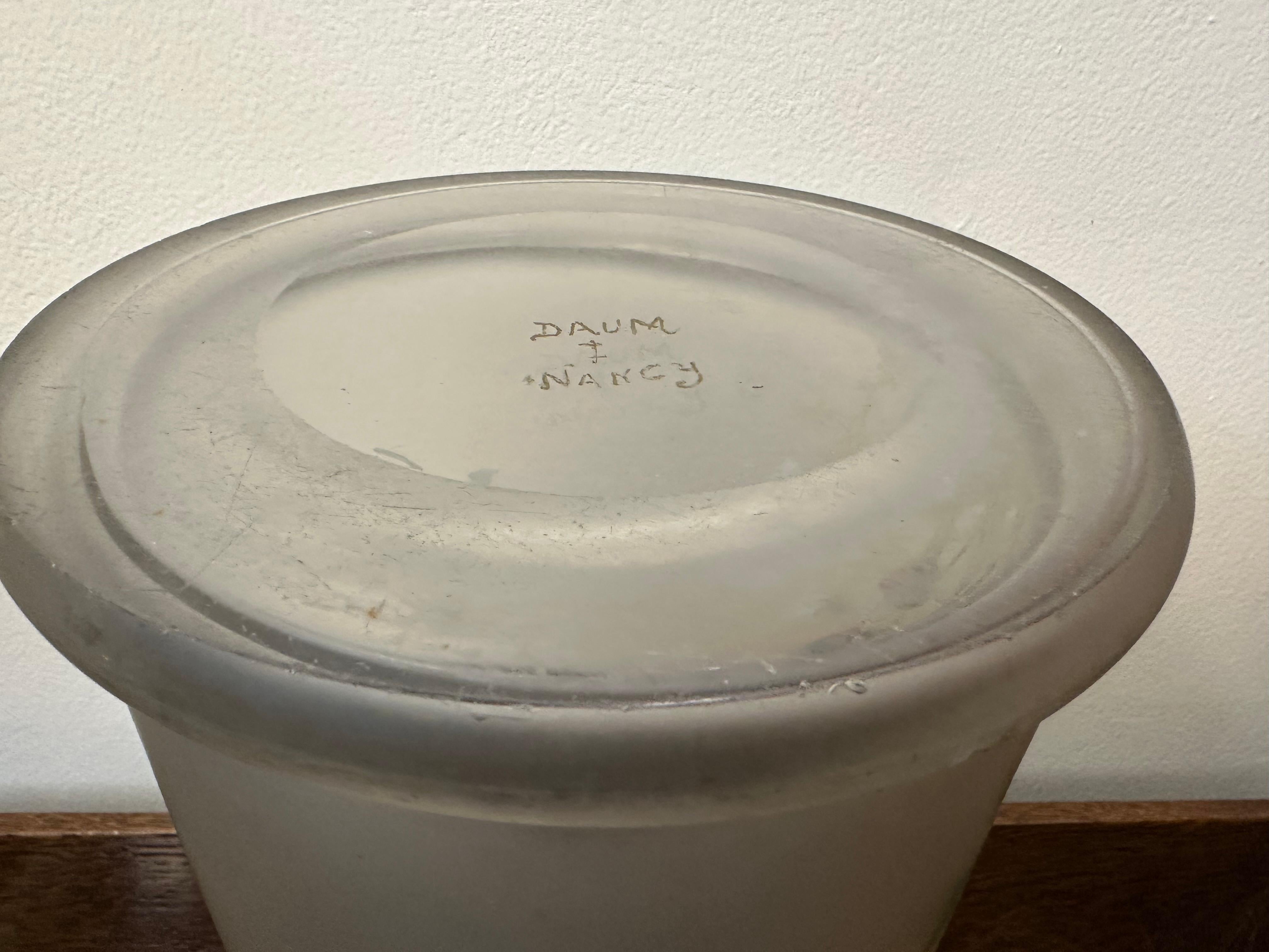 Vase Daum Nancy with enamel, Style: Jugendstil, Art Nouveau, Liberty, France For Sale 5
