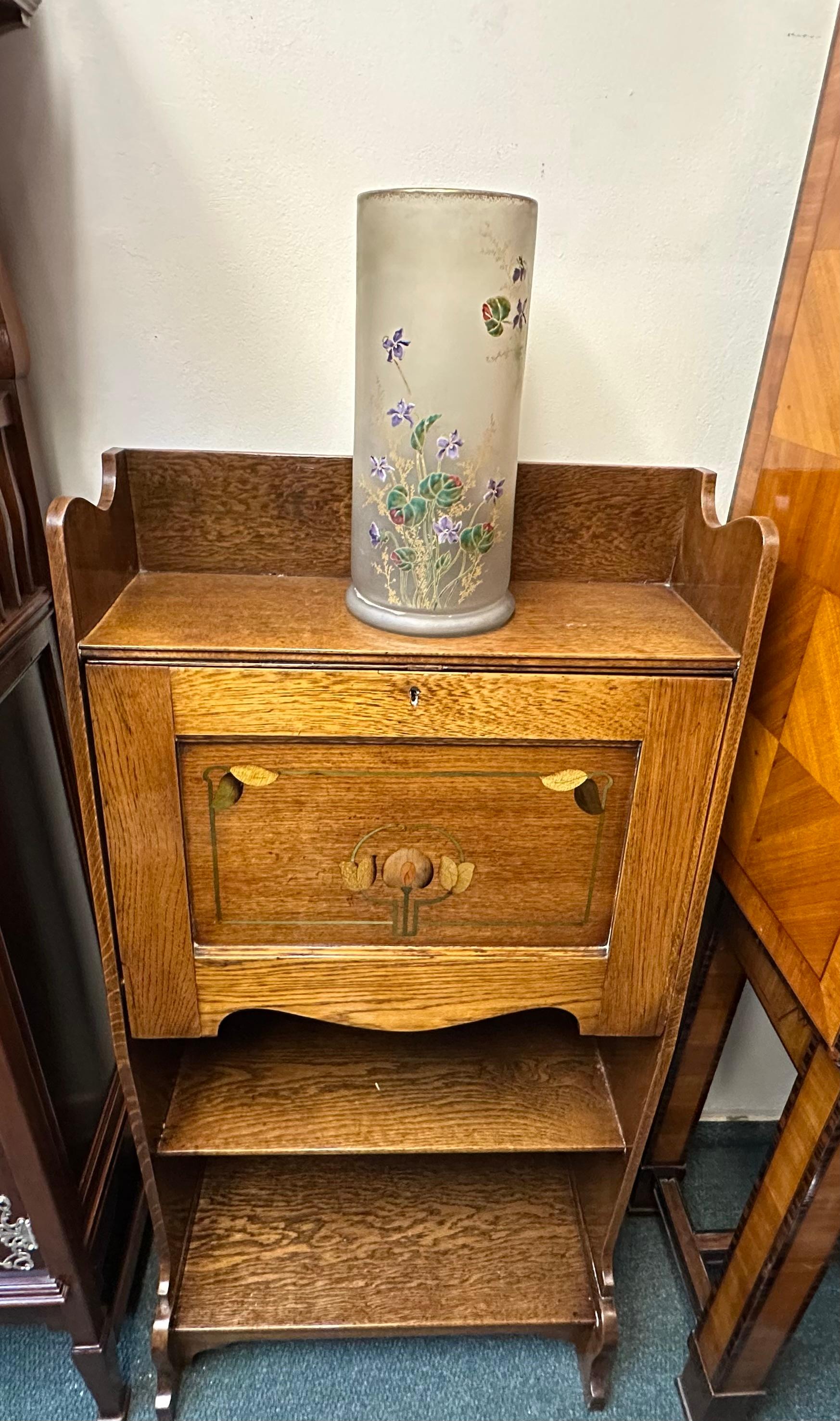 Vase Daum Nancy with enamel, Style: Jugendstil, Art Nouveau, Liberty, France For Sale 6