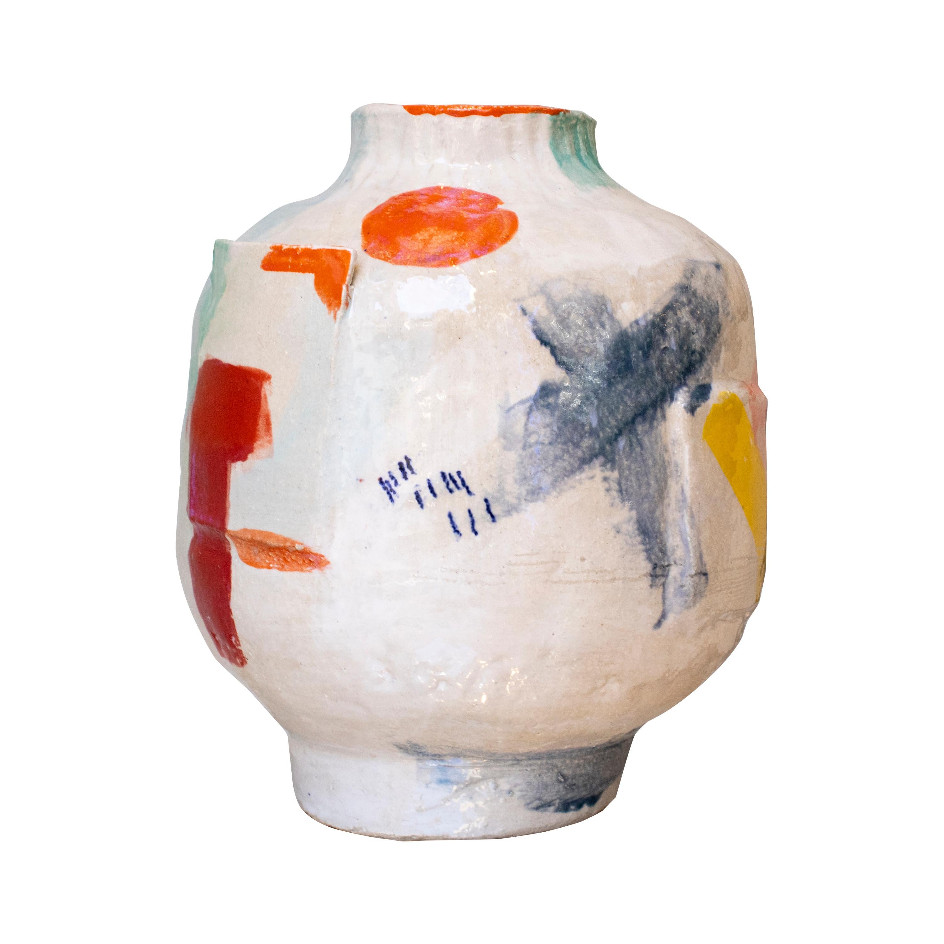 Hand-Painted Vase 