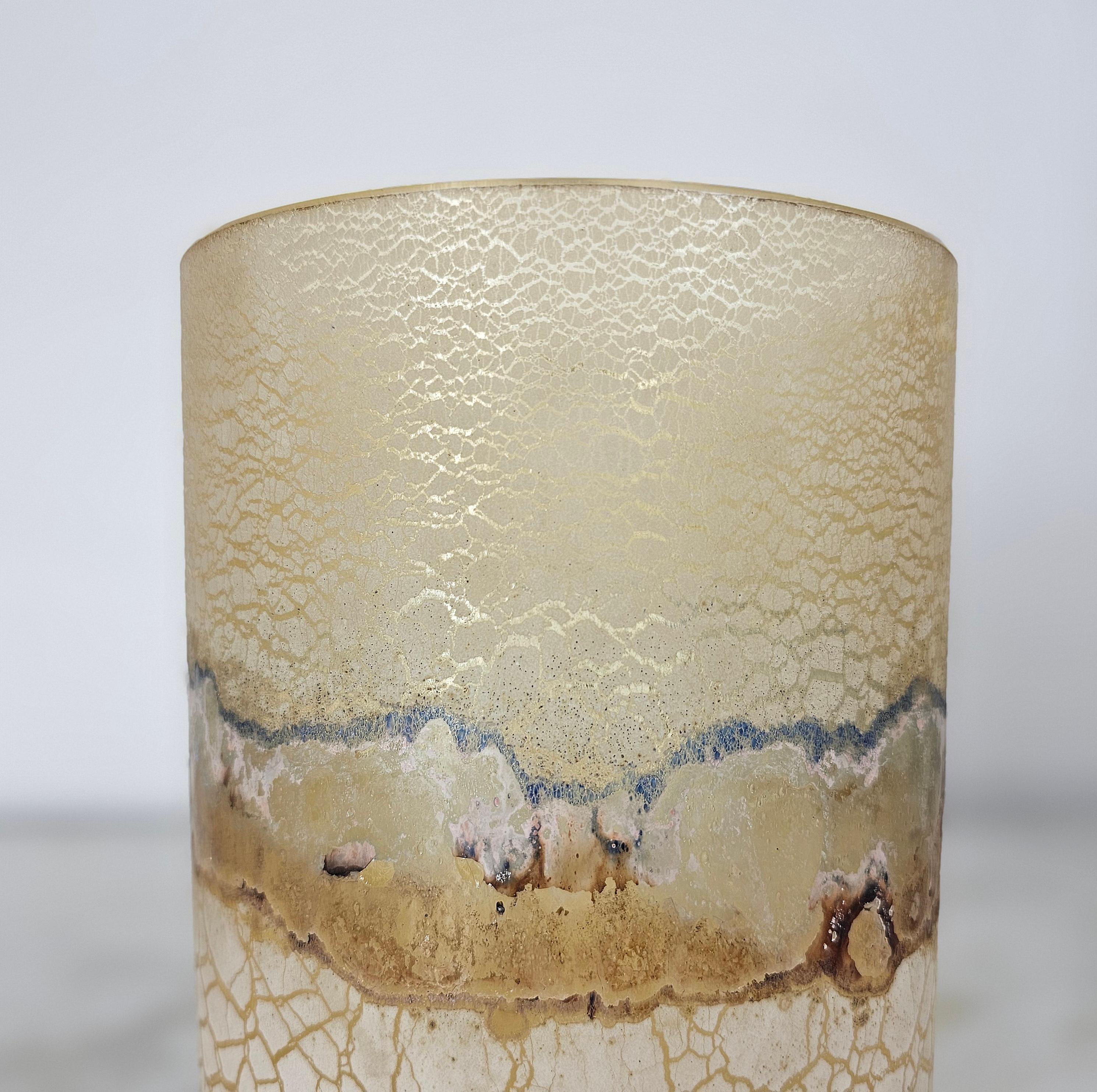 Mid-Century Modern Vase Decorative Object Alfredo Barbini Murano Glass Midcentury Modern Italy 1960 For Sale