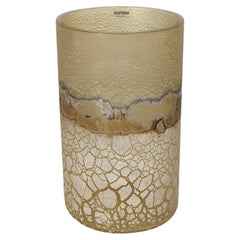 Vintage Vase Decorative Object Alfredo Barbini Murano Glass Midcentury Modern Italy 1960