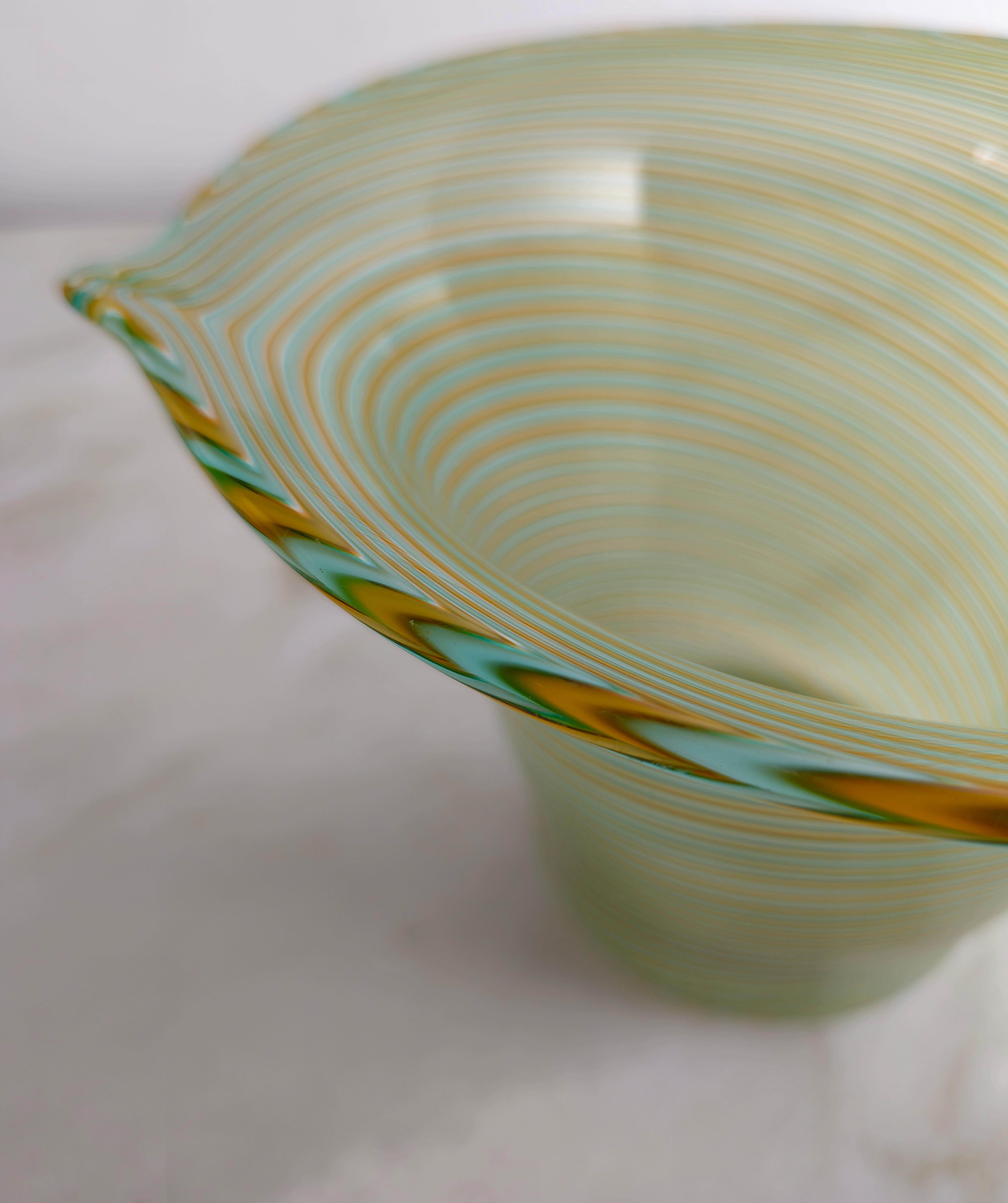 20th Century Vase Decorative Object Cenedese Murano Glass Midcentury Italian Design 1960s For Sale