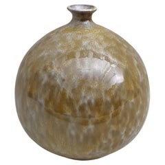 Vase Dekoratives Objekt Keramik emailliert Midcentury Modern Italienisches Design 1960er Jahre